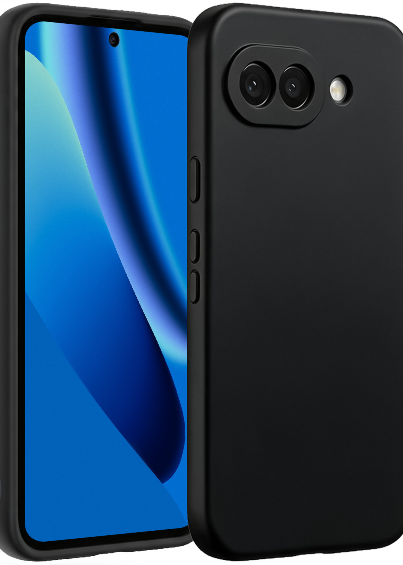 BTH BTH Google Pixel 10a Hoesje Siliconen - Zwart