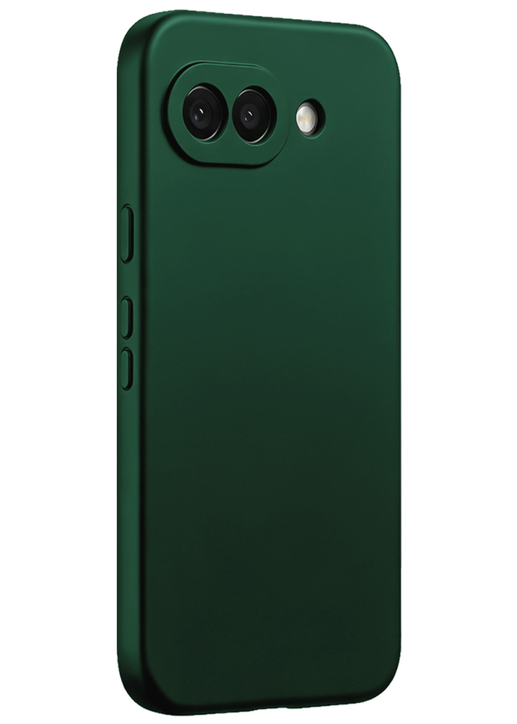 BTH BTH Google Pixel 10a Hoesje Siliconen - Donkergroen - 2 PACK