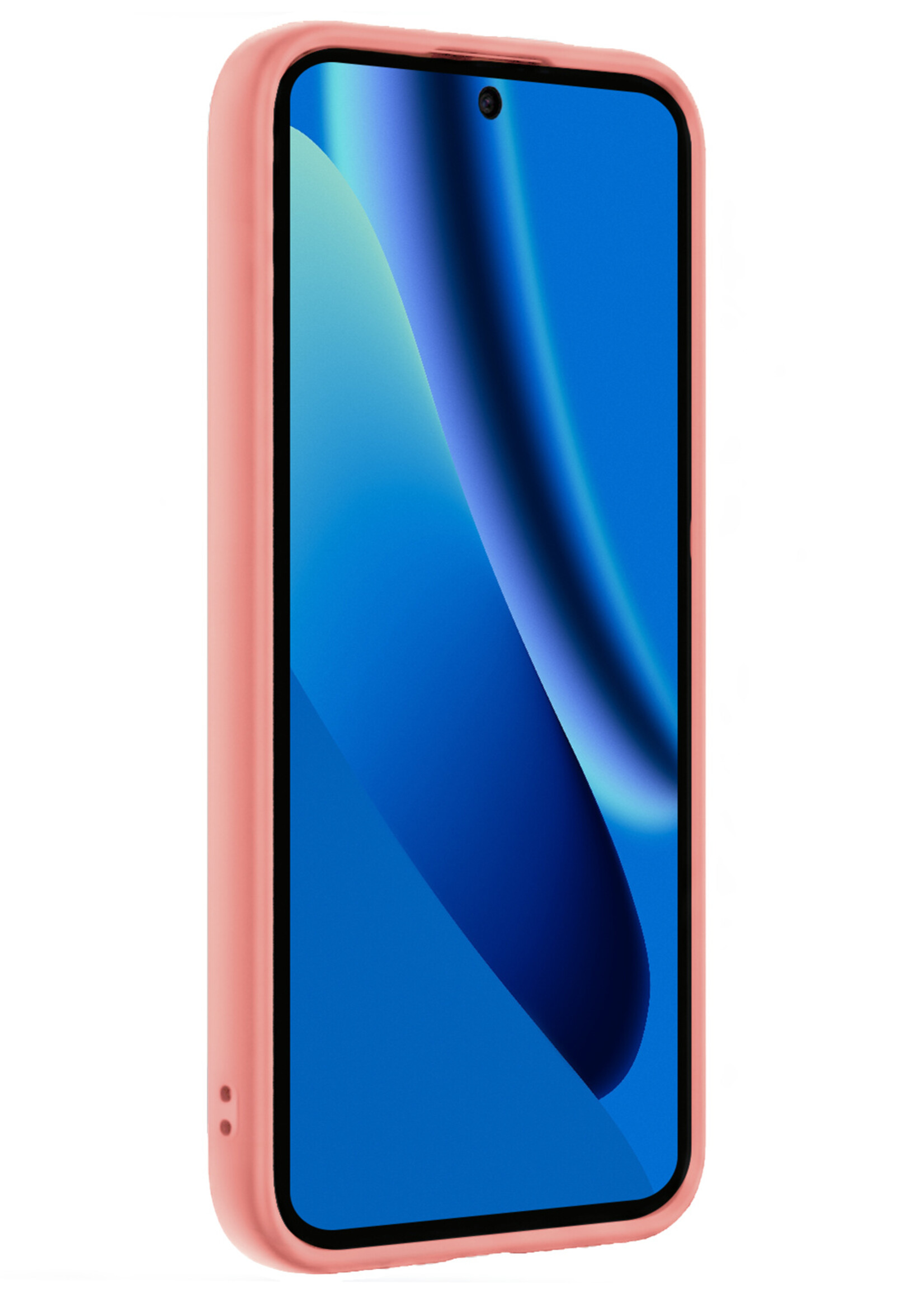 BTH BTH Google Pixel 10a Hoesje Siliconen - Lichtroze - 2 PACK