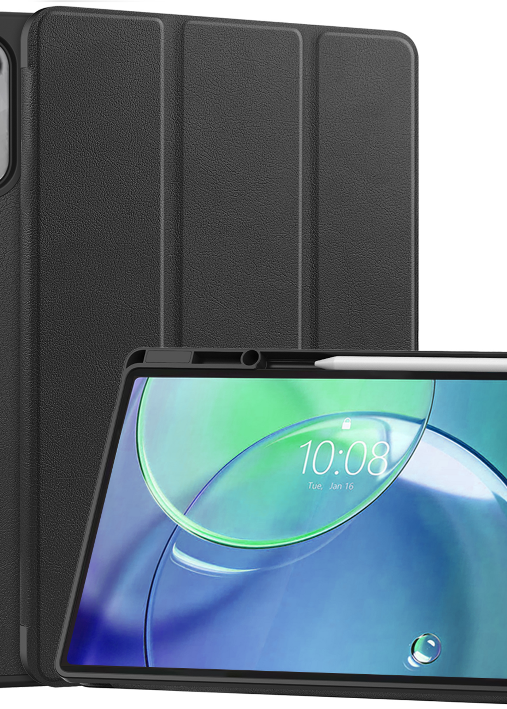 BTH BTH Lenovo Idea Tab Pro Gen 2 Hoesje Met Uitsparing Lenovo Pen - Zwart