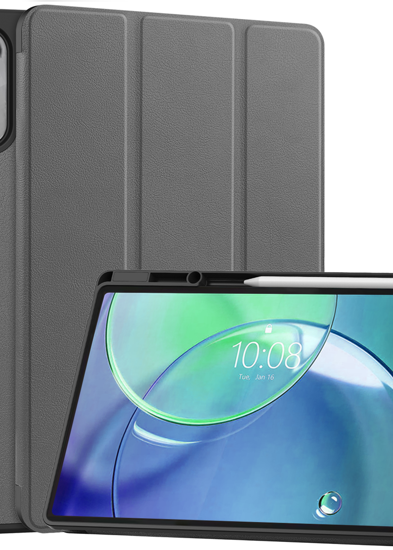BTH BTH Lenovo Idea Tab Pro Gen 2 Hoesje Met Uitsparing Lenovo Pen - Grijs