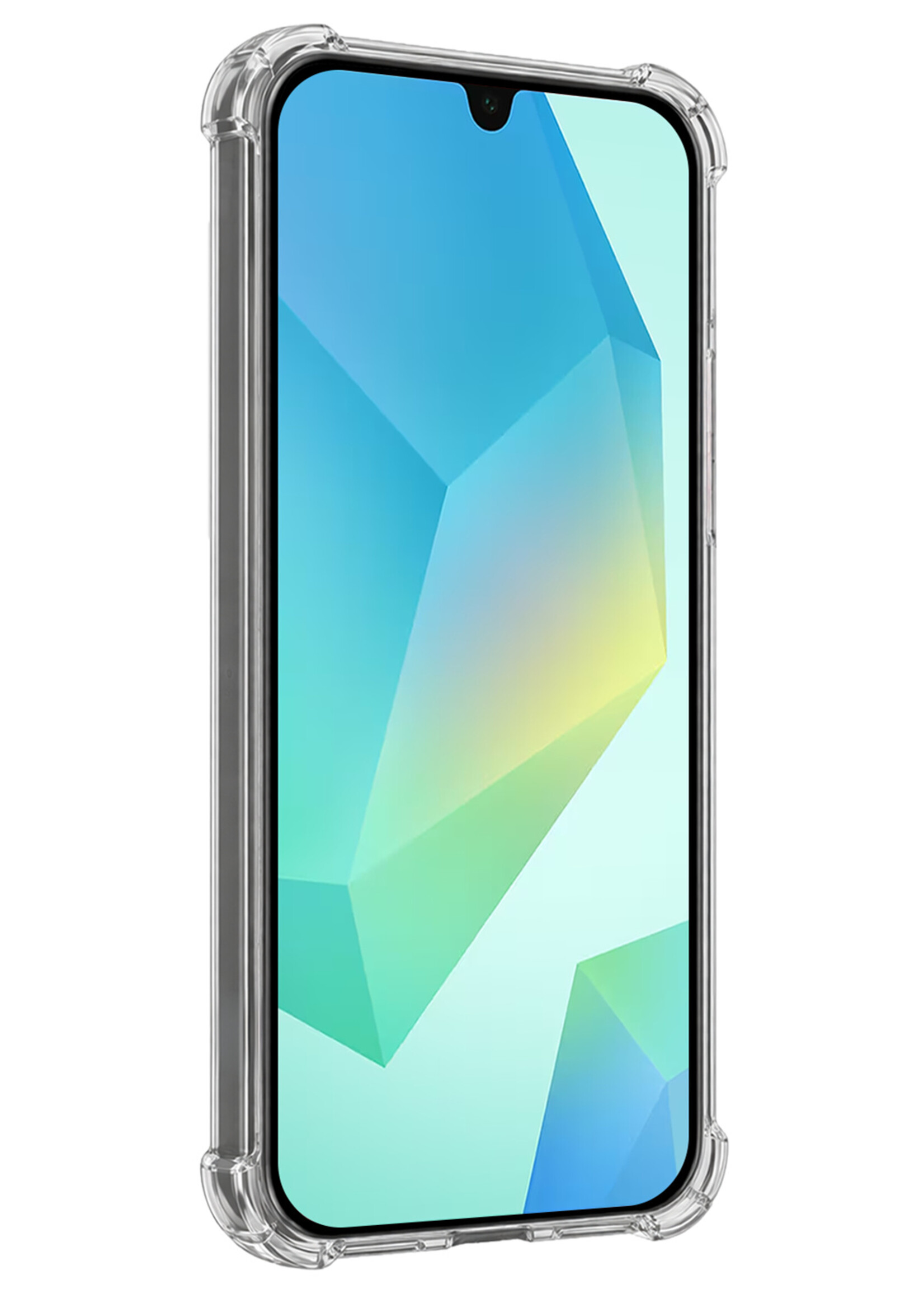 BTH BTH Samsung Galaxy A16 Magsafe Hoesje Transparant Met 2x Screenprotector