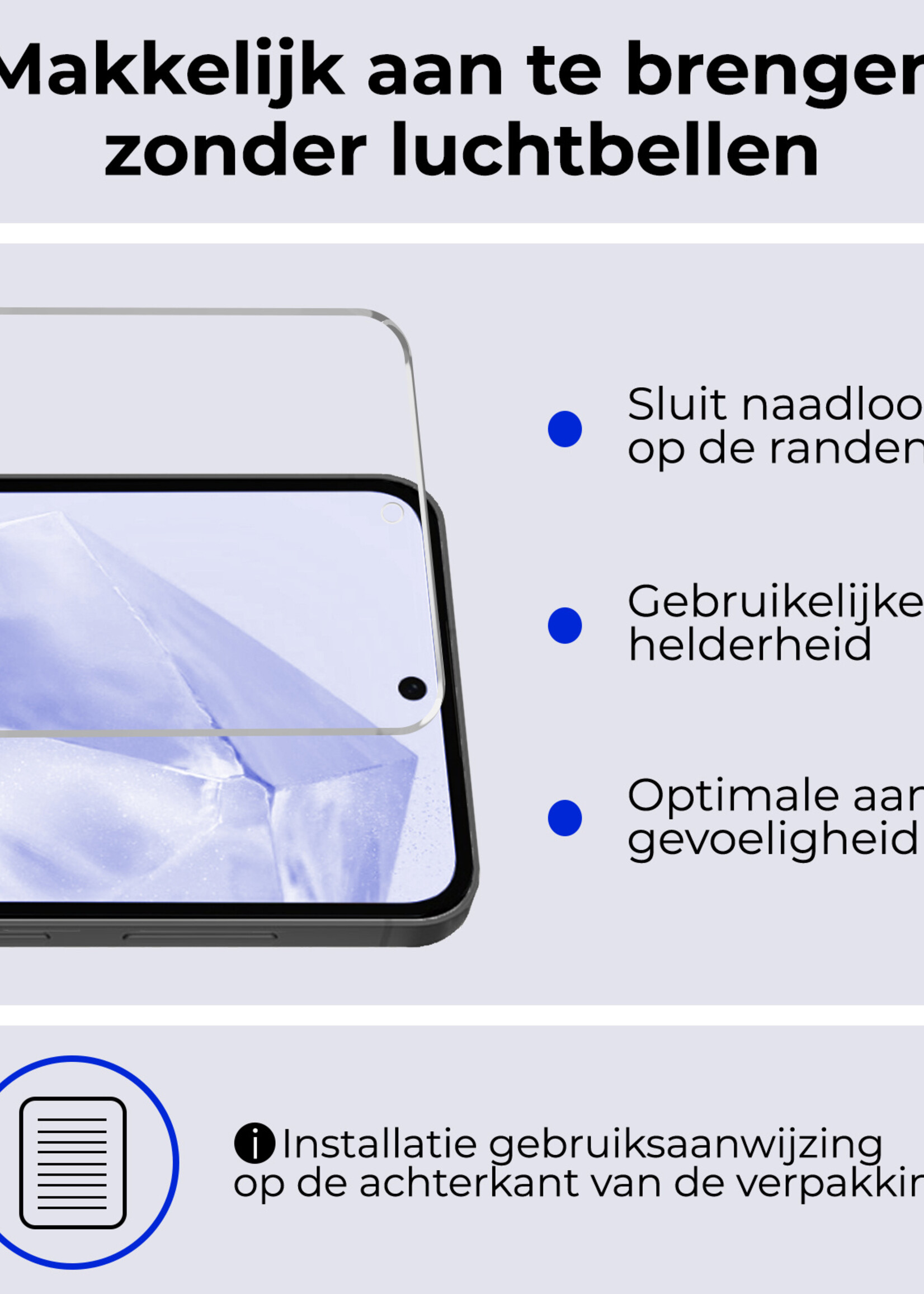 BTH BTH Samsung Galaxy A35 Magsafe Hoesje Transparant Met 2x Screenprotector
