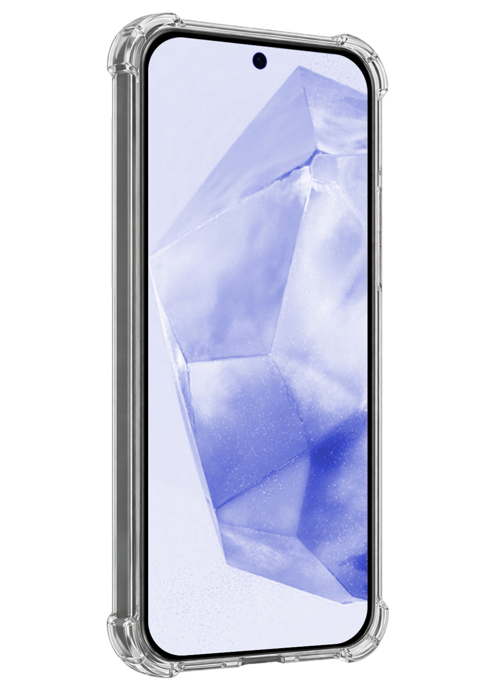 BTH BTH Samsung Galaxy A35 Magsafe Hoesje Transparant Met 2x Screenprotector
