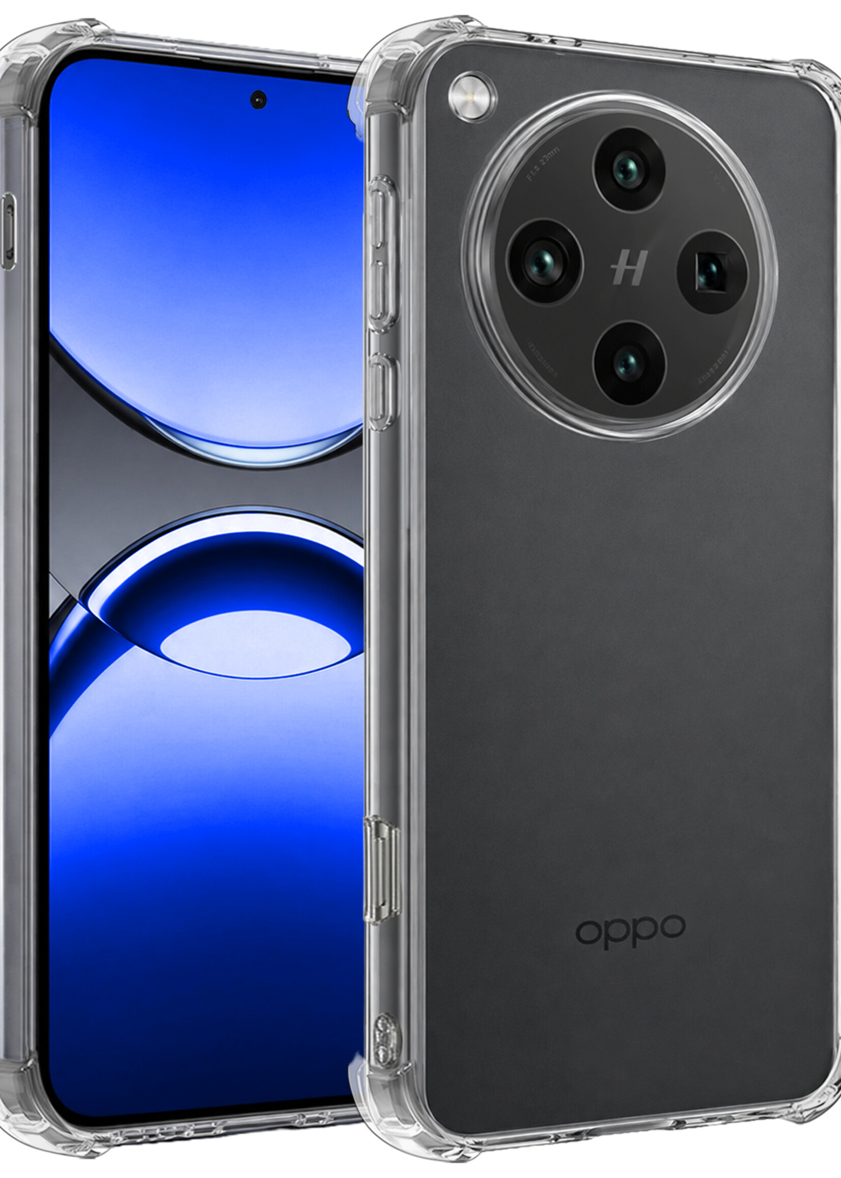 BTH BTH OPPO Find X8 Pro Hoesje Shockproof - Transparant
