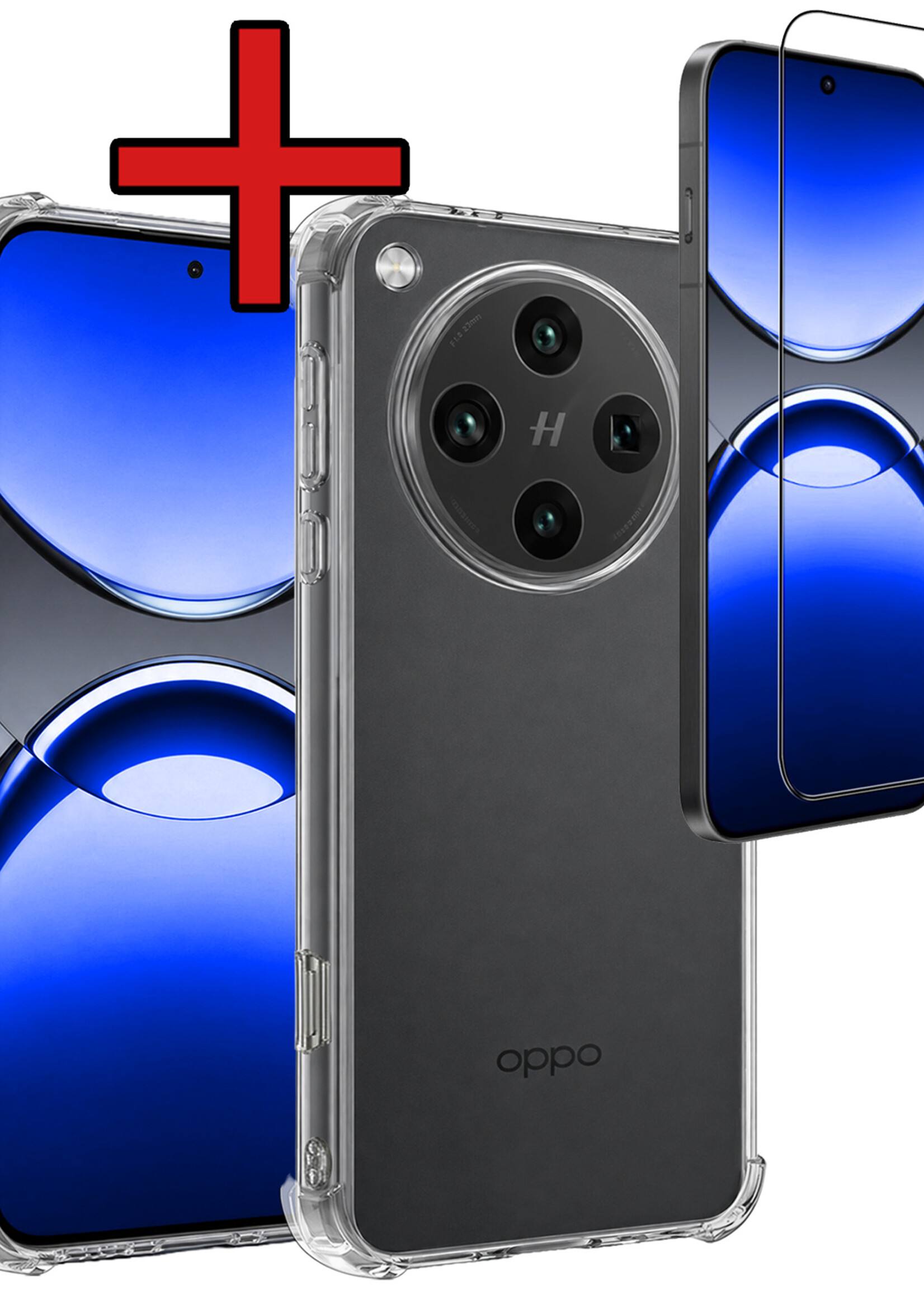 BTH BTH OPPO Find X8 Pro Hoesje Shockproof Met Screenprotector