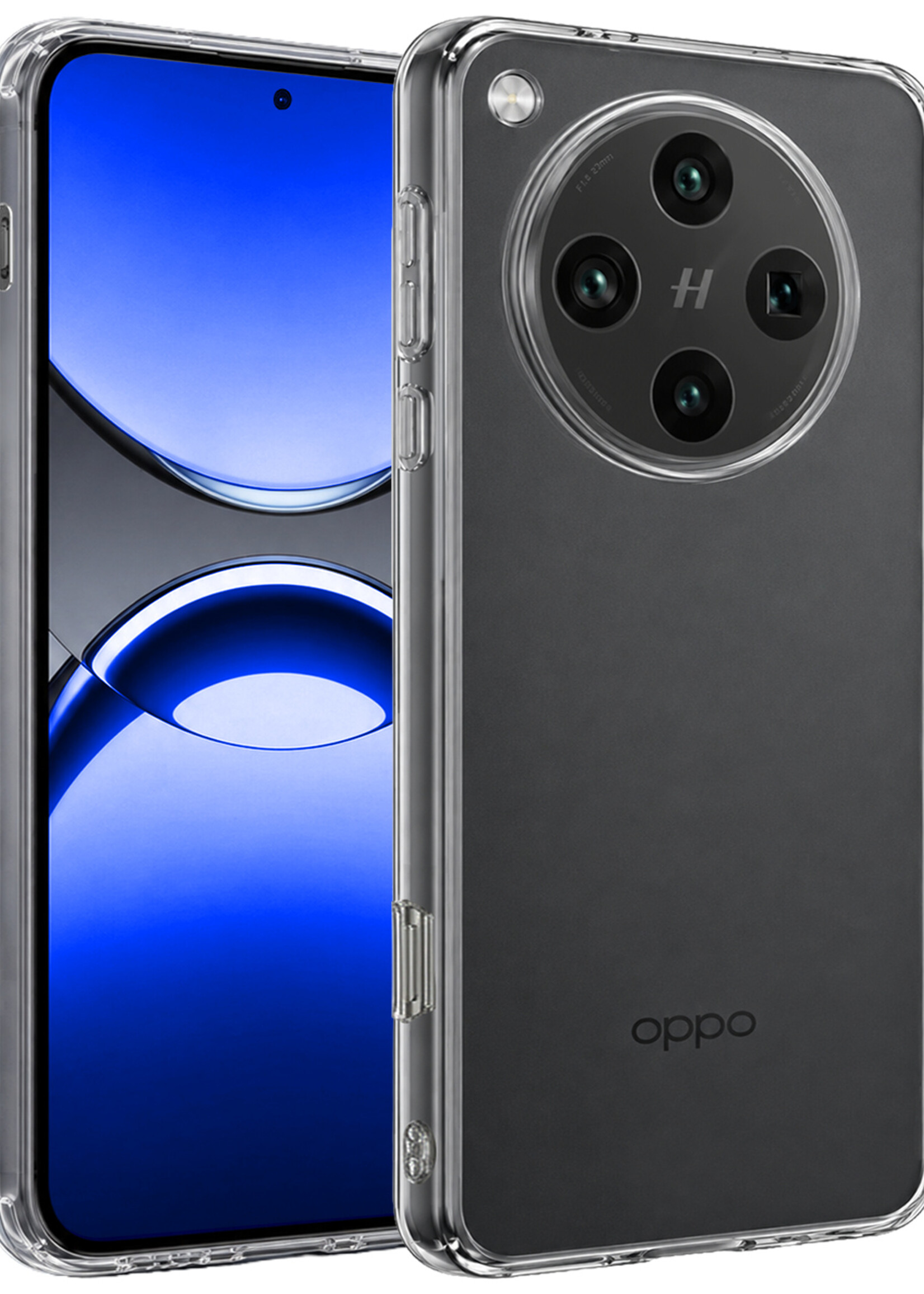 BTH BTH OPPO Find X8 Pro Hoesje Siliconen - Transparant