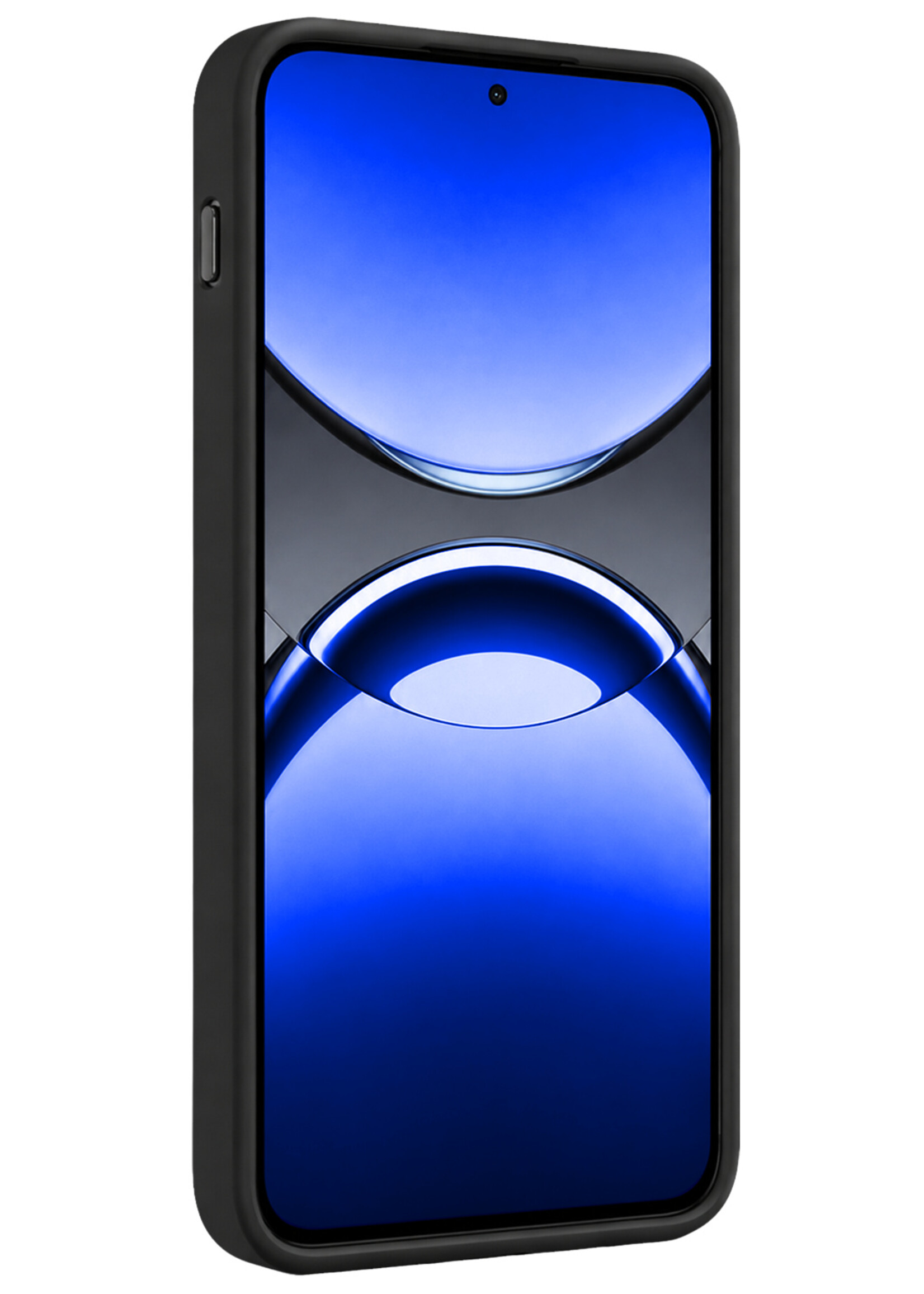 BTH BTH OPPO Find X8 Pro Hoesje Siliconen Met 2x Screenprotector - Zwart