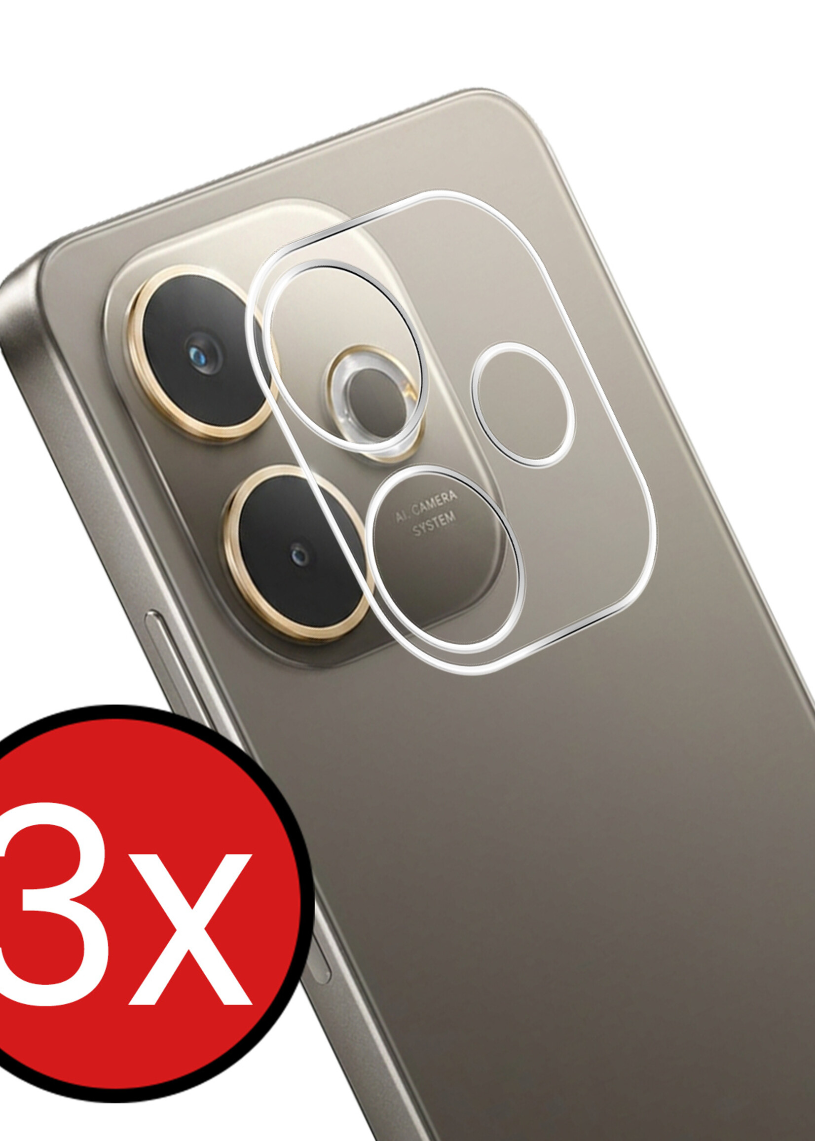BTH BTH OPPO A5 Pro Camera Screenprotector - 3 PACK