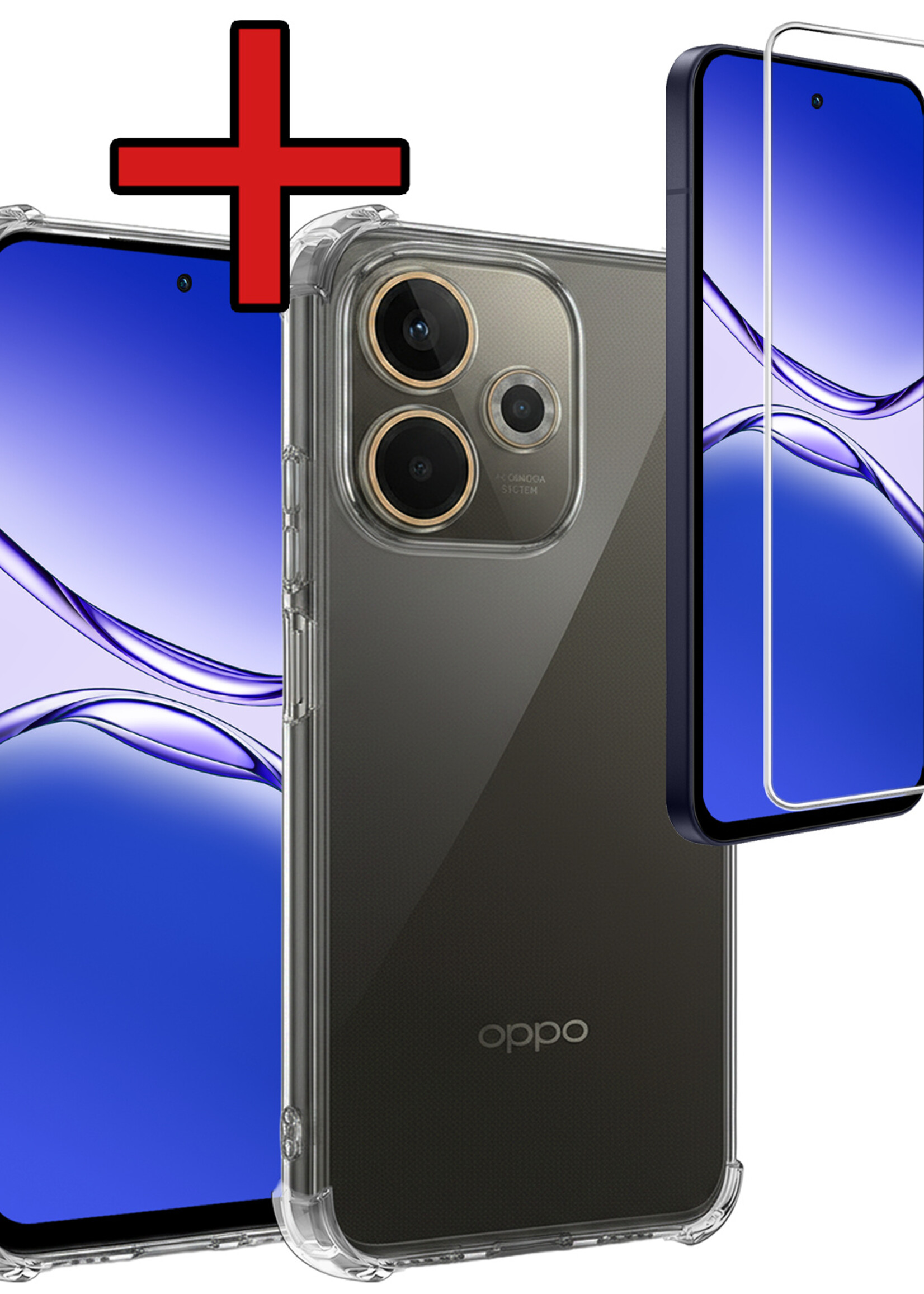 BTH BTH OPPO A5 Pro Hoesje Shockproof Met Screenprotector