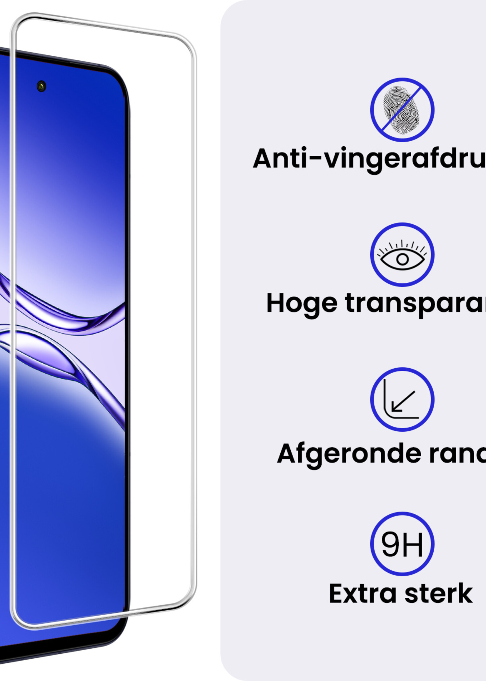 BTH BTH OPPO A5 Pro Hoesje Shockproof Met 2x Screenprotector
