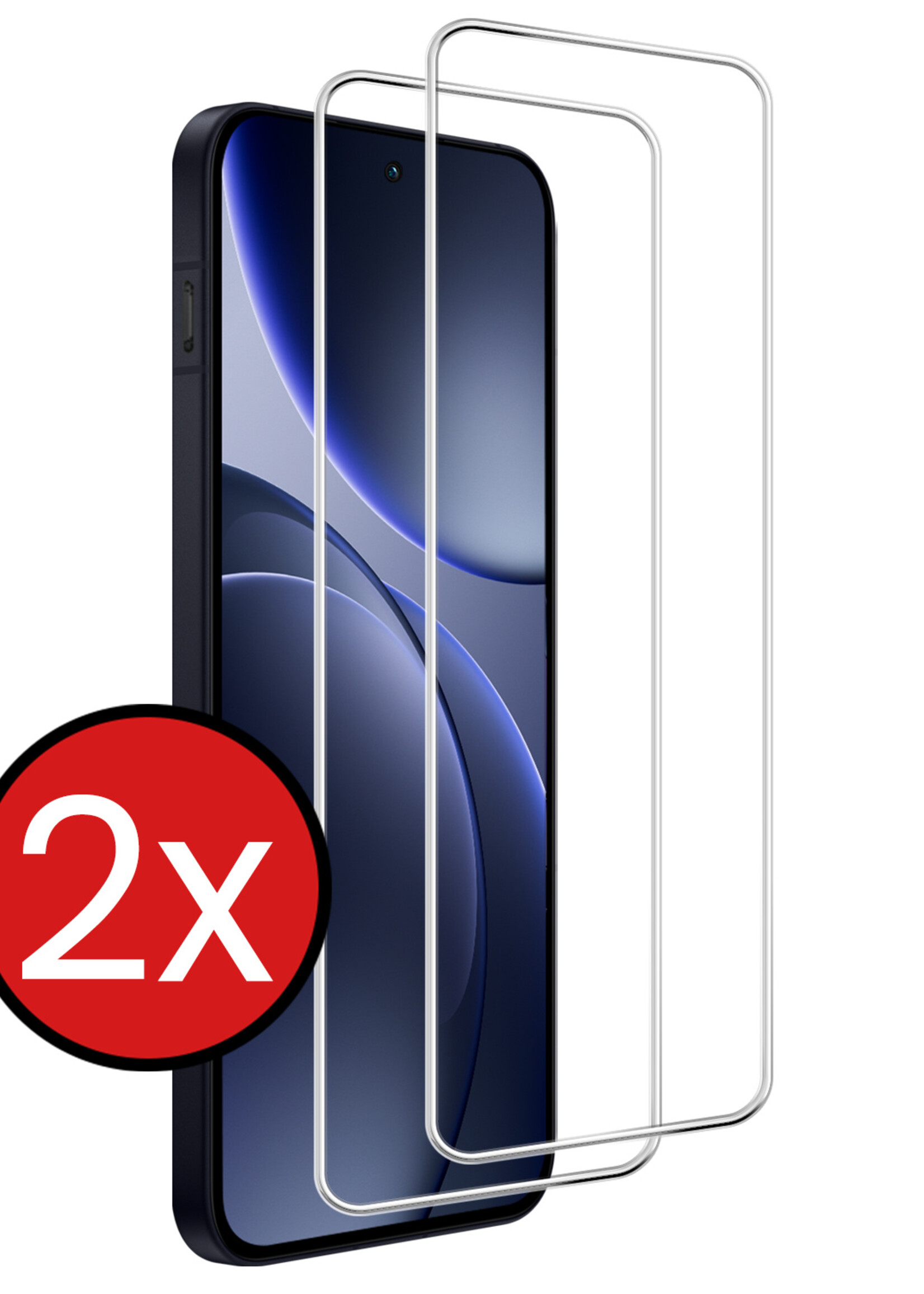 BTH BTH OPPO Find X9 Screenprotector Glas - 2 PACK