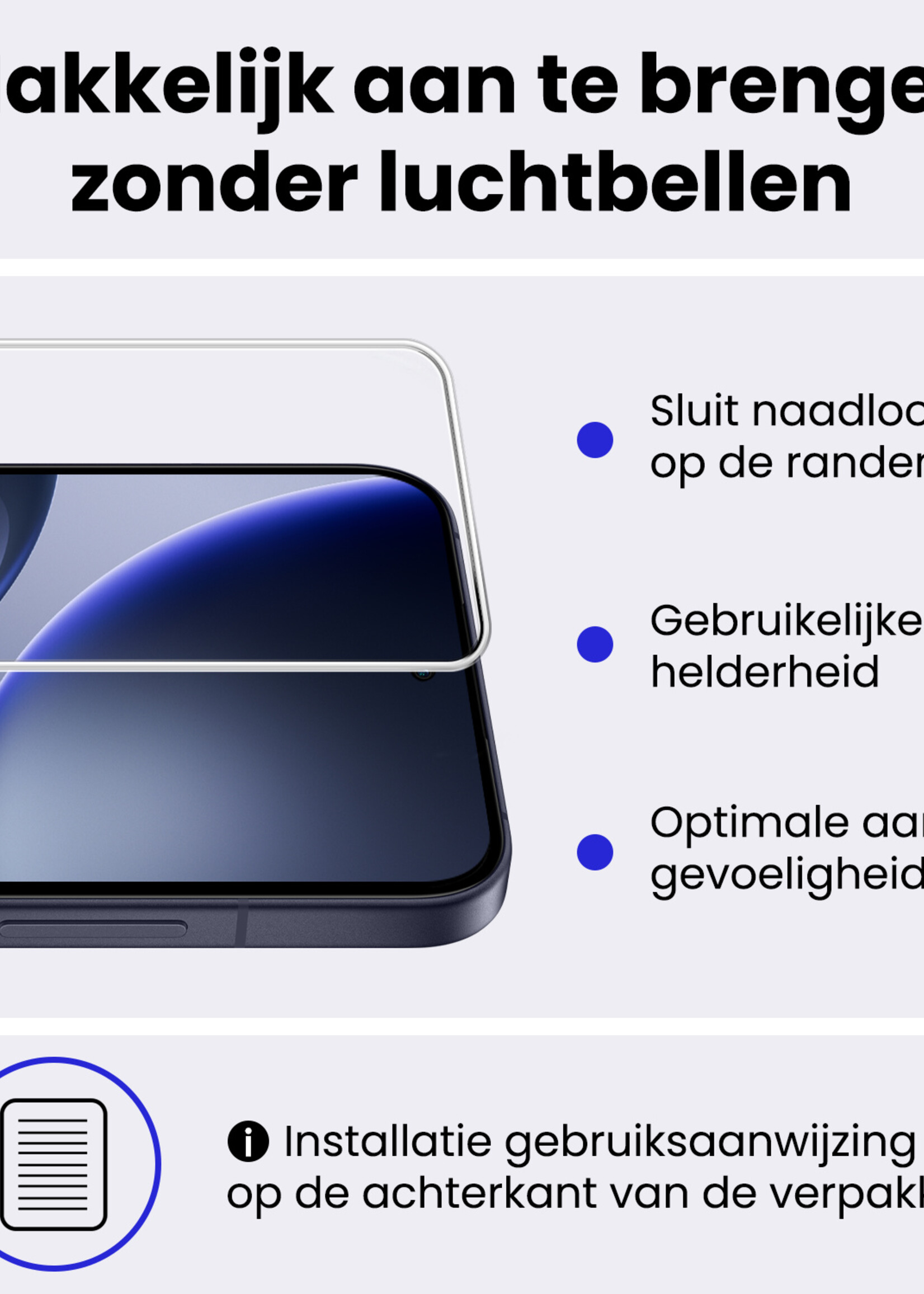 BTH BTH OPPO Find X9 Screenprotector Glas - 3 PACK