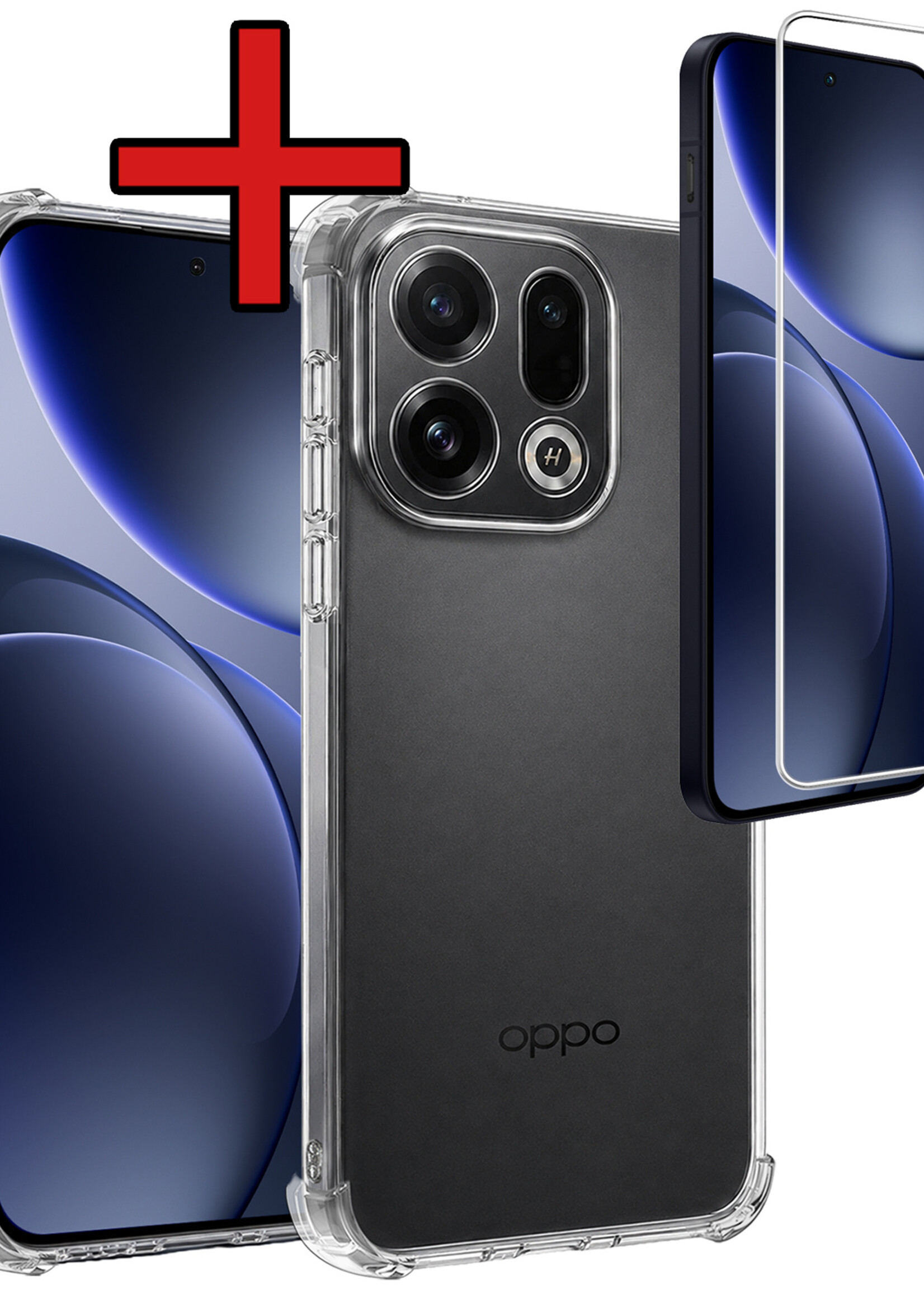 BTH BTH OPPO Find X9 Hoesje Shockproof Met Screenprotector