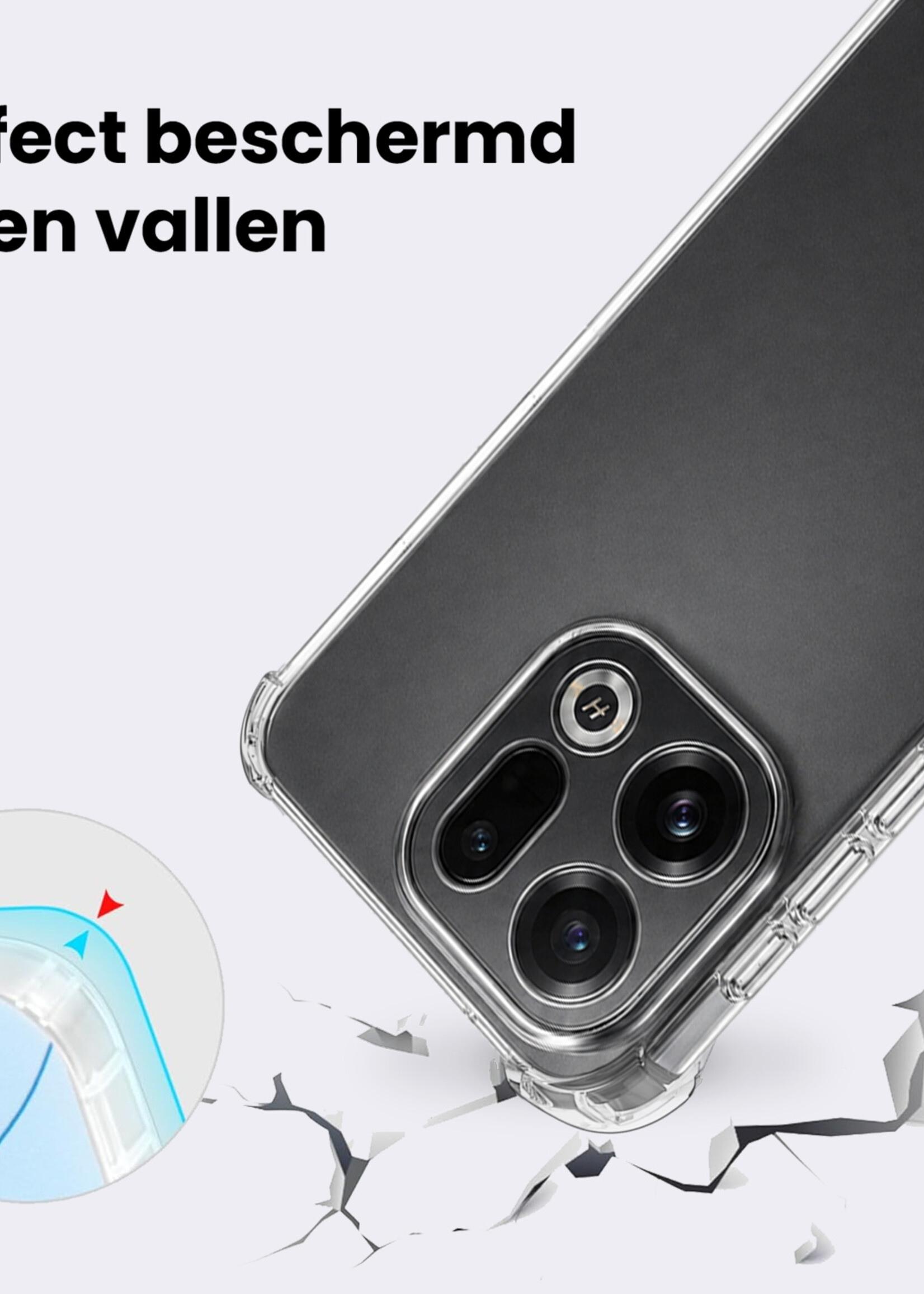 BTH BTH OPPO Find X9 Hoesje Shockproof Met Screenprotector