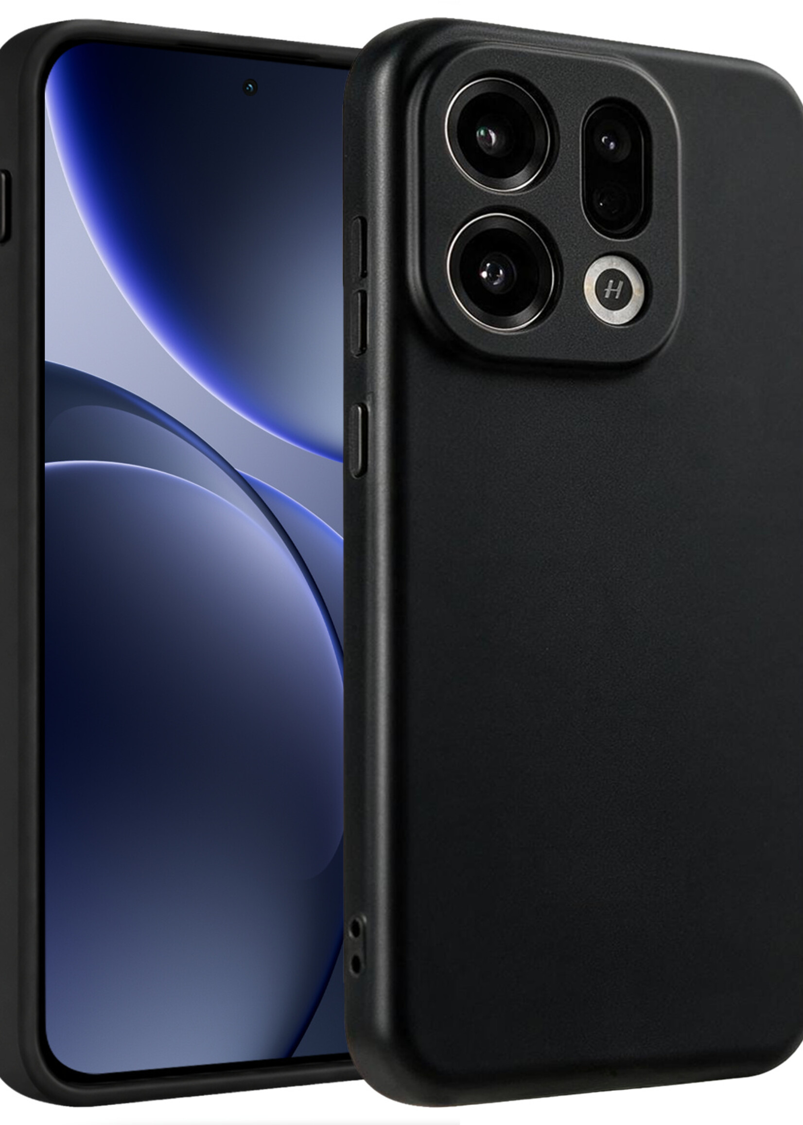 BTH BTH OPPO Find X9 Hoesje Siliconen - Zwart