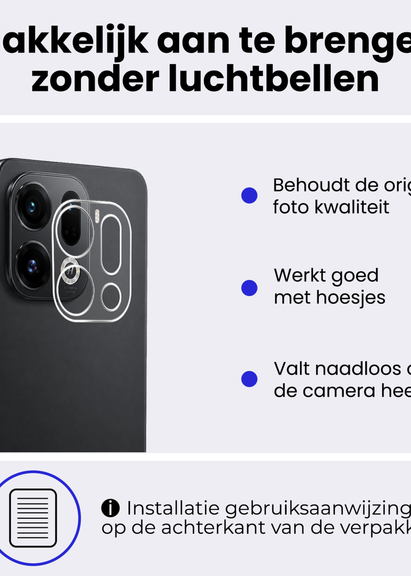 BTH BTH OPPO Find X9 Pro Camera Screenprotector