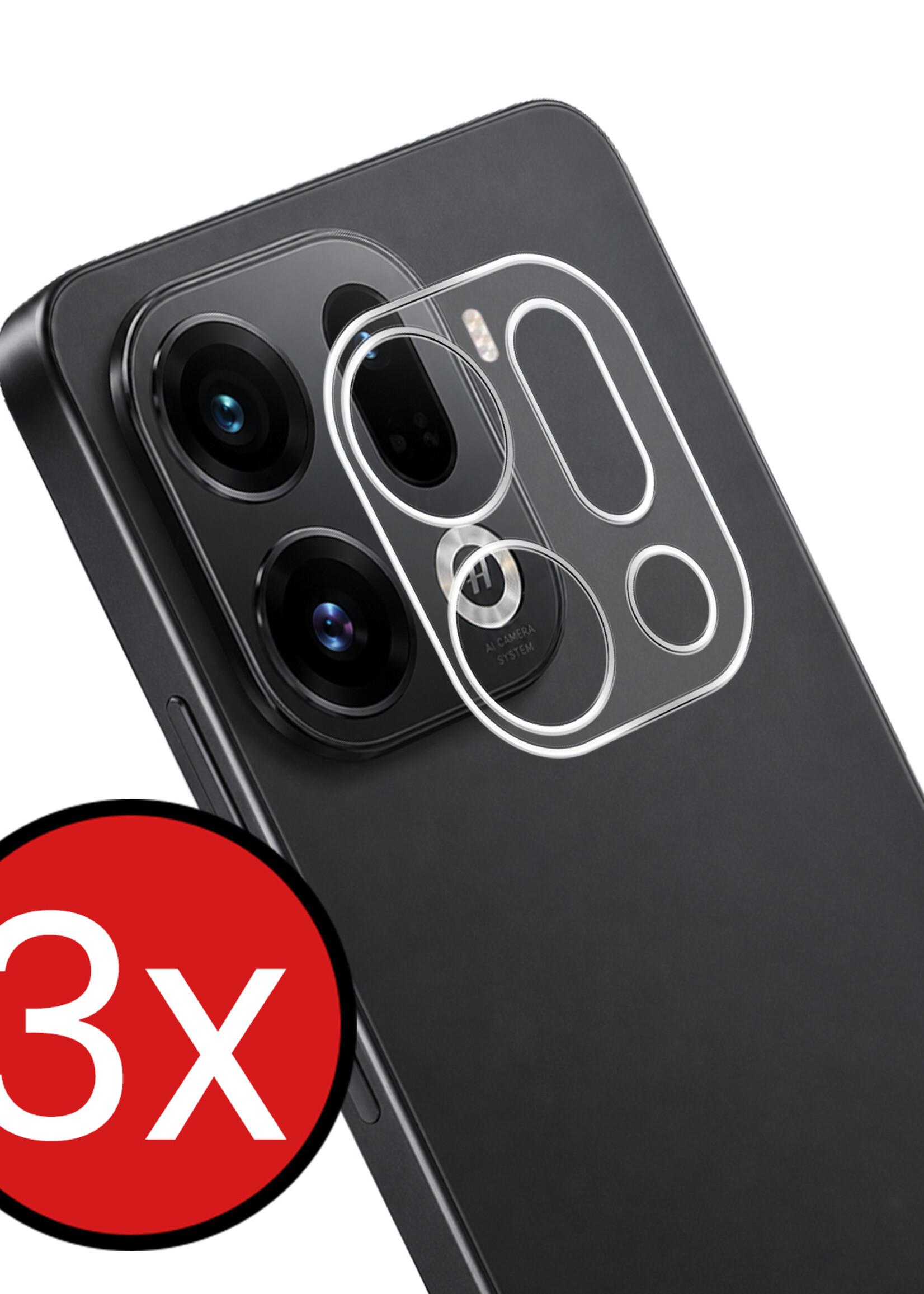 BTH BTH OPPO Find X9 Pro Camera Screenprotector - 3 PACK