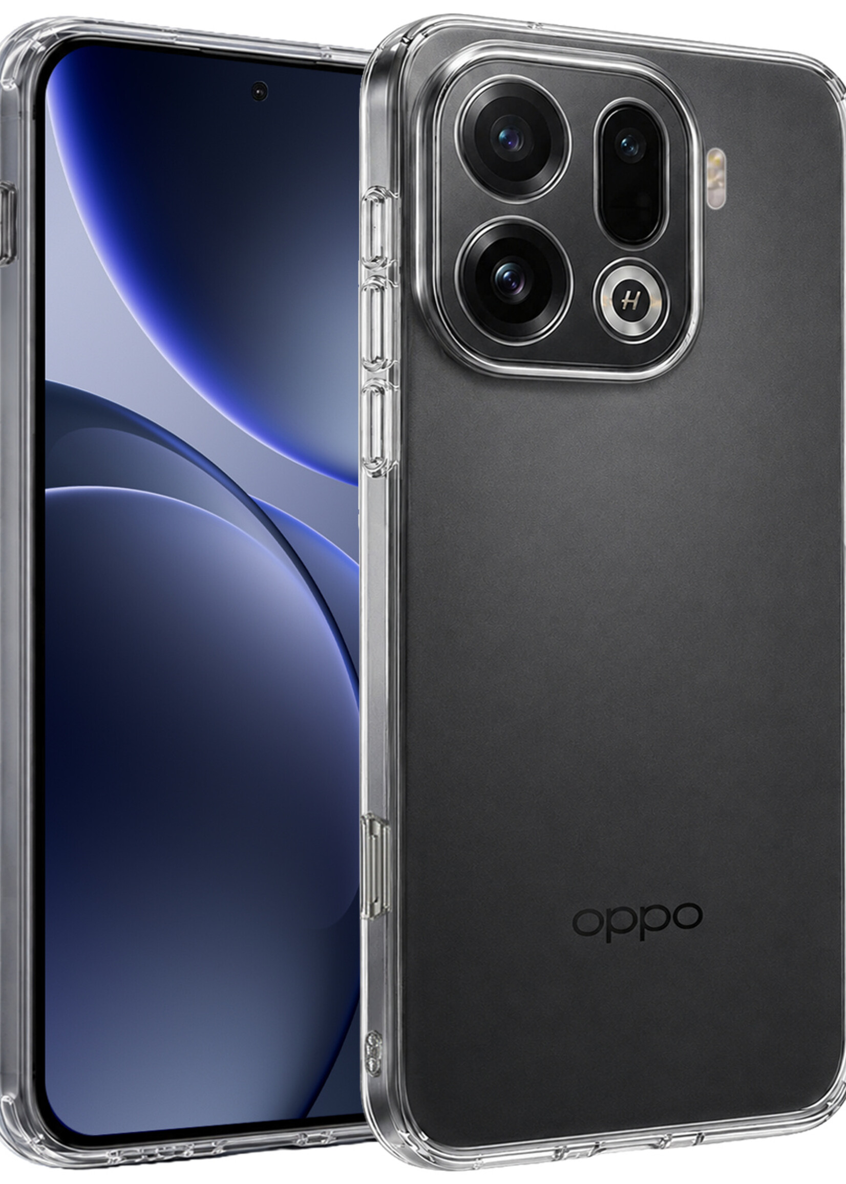 BTH BTH OPPO Find X9 Pro Hoesje Siliconen - Transparant