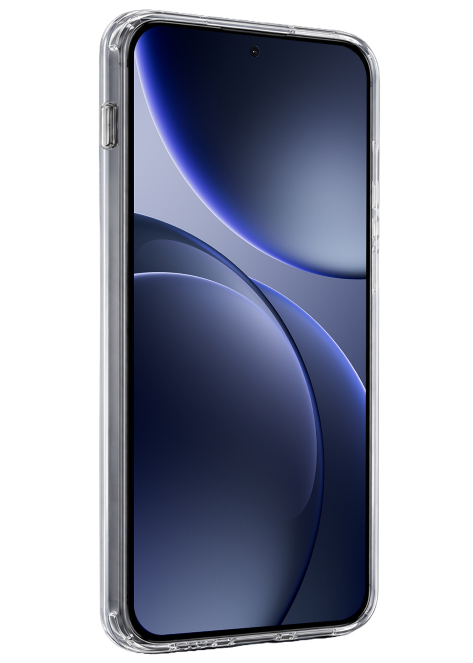 BTH BTH OPPO Find X9 Pro Hoesje Siliconen Met 2x Screenprotector - Transparant