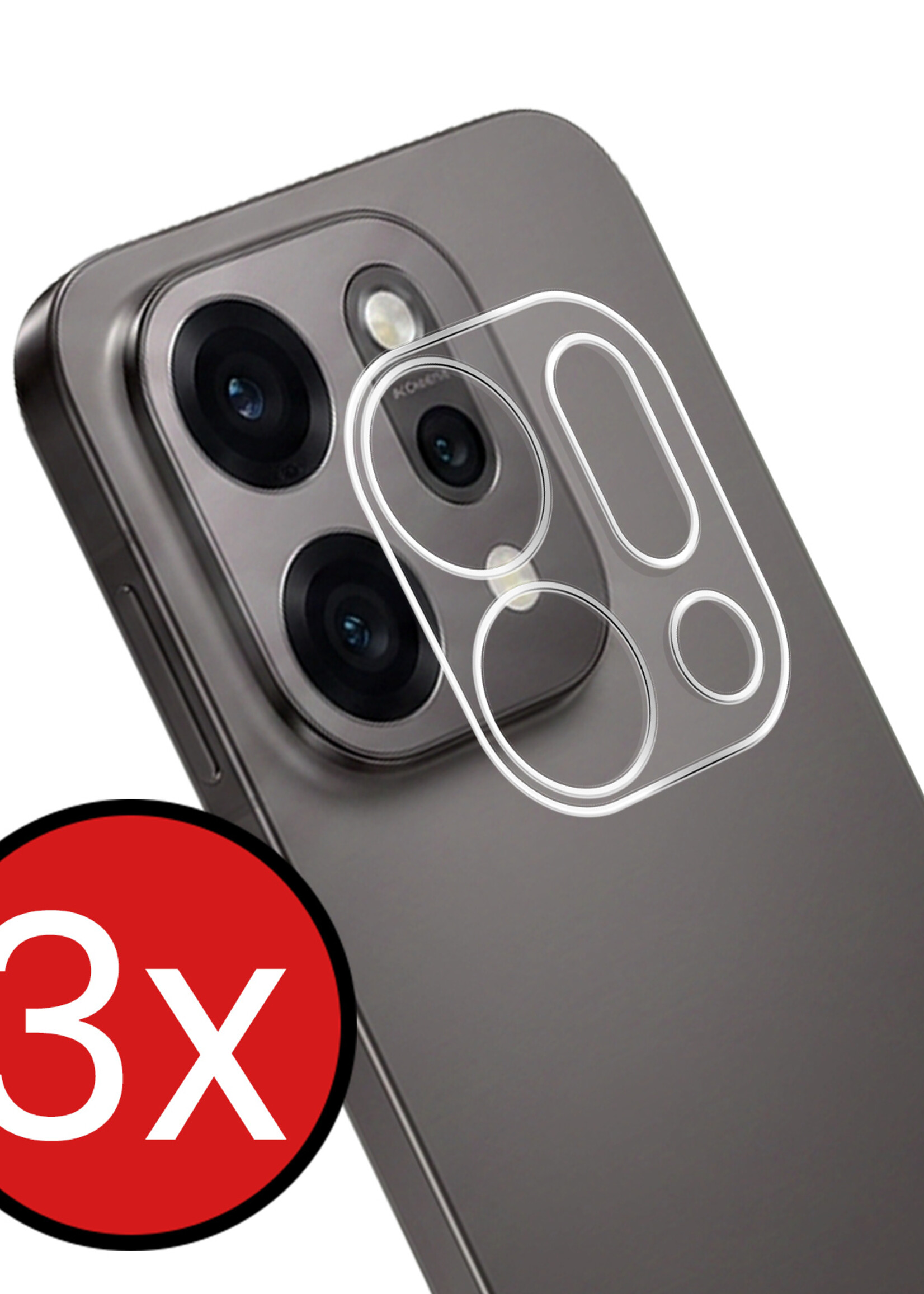 BTH BTH OPPO Reno14 Camera Screenprotector - 3 PACK