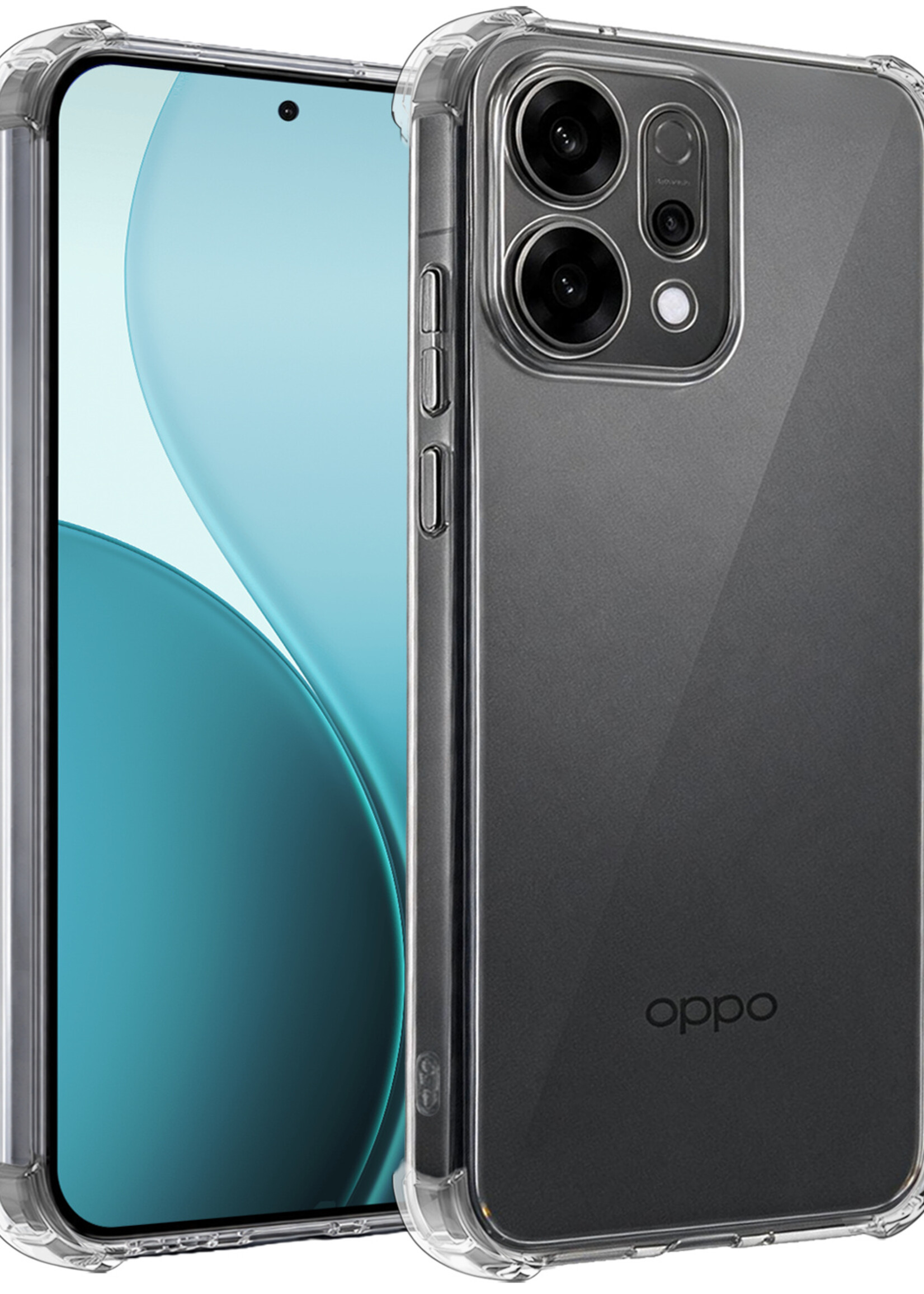 BTH BTH OPPO Reno14 Hoesje Shockproof - Transparant