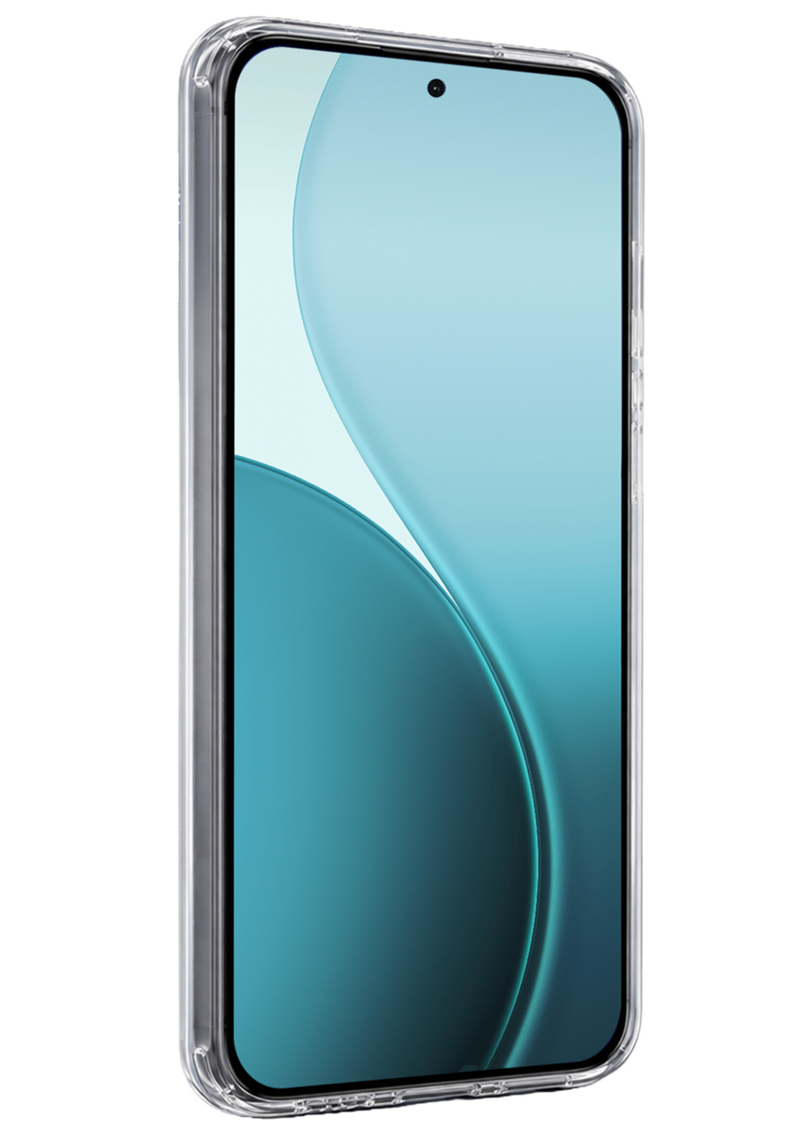 BTH BTH OPPO Reno14 Hoesje Siliconen - Transparant - 2 PACK