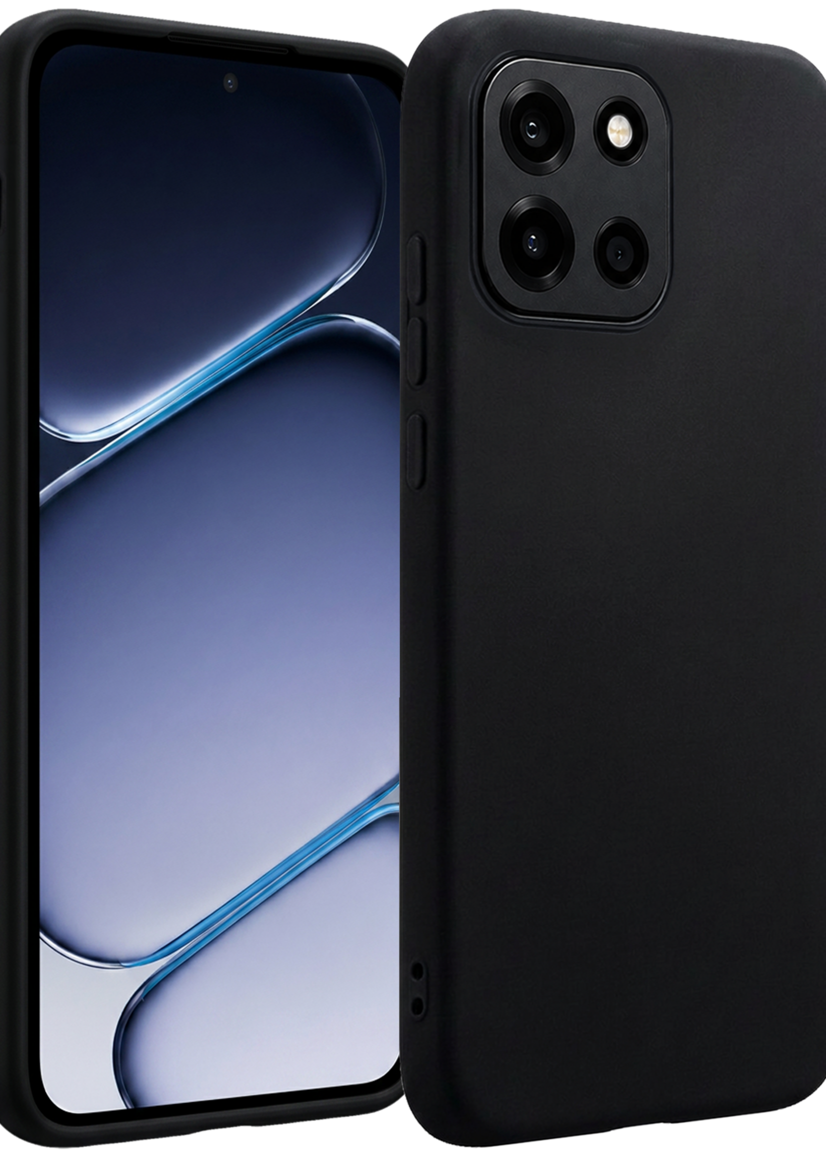 BTH BTH OnePlus Nord 6 Hoesje Siliconen - Zwart