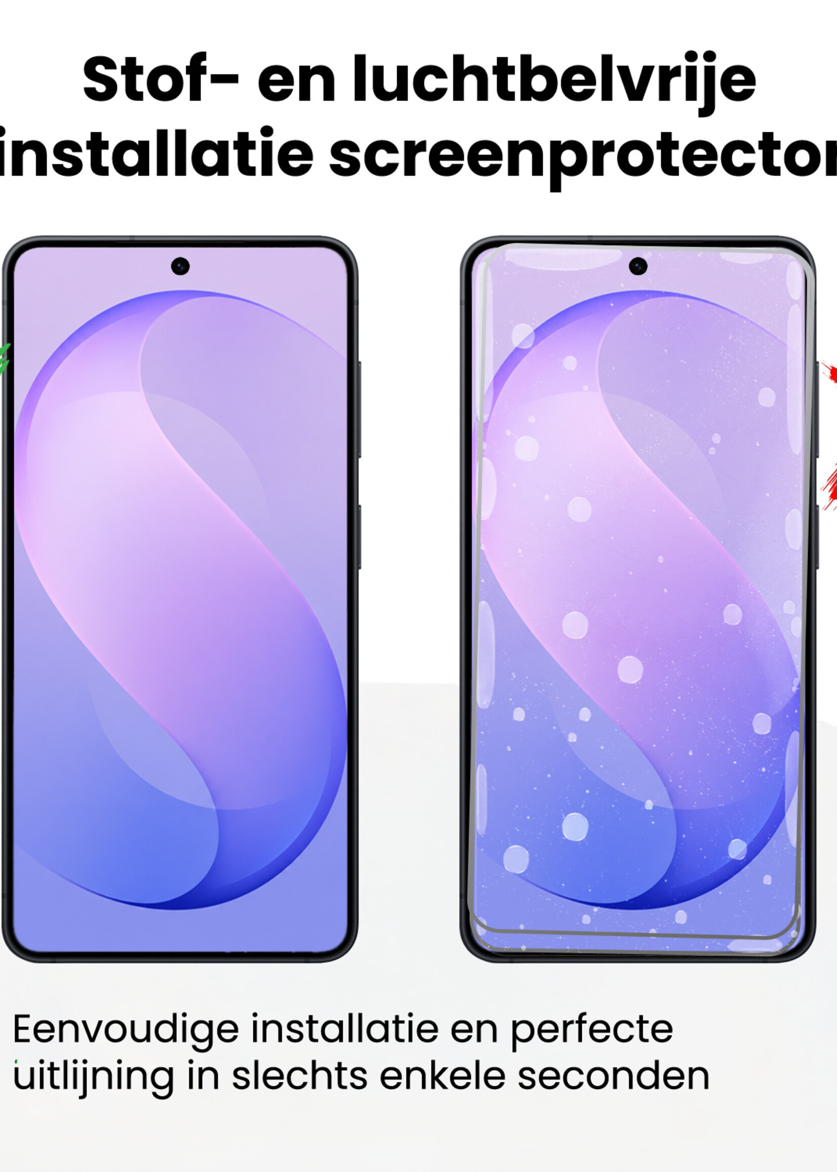 BTH BTH Samsung Galaxy S26 FE Screenprotector Perfect Fit Kit - 2 PACK
