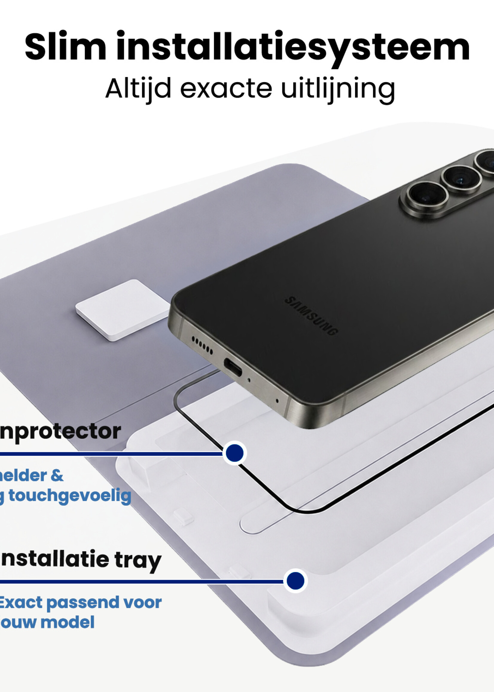 BTH BTH Samsung Galaxy S26 FE Screenprotector Perfect Fit Kit - 2 PACK