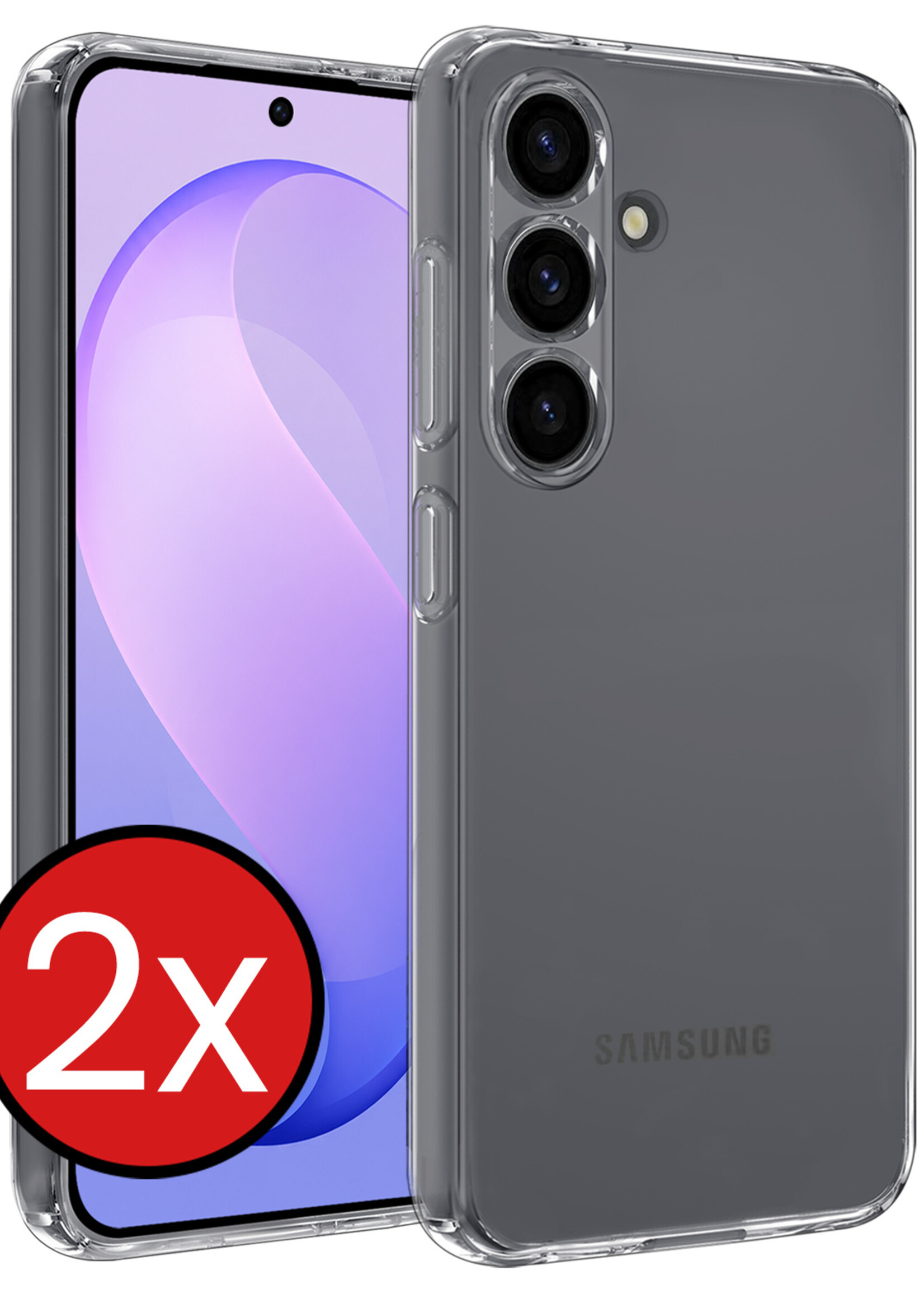 BTH BTH Samsung Galaxy S26 FE Hoesje Siliconen - Transparant