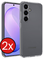 BTH BTH Samsung Galaxy S26 FE Hoesje Siliconen - Transparant - 2 PACK