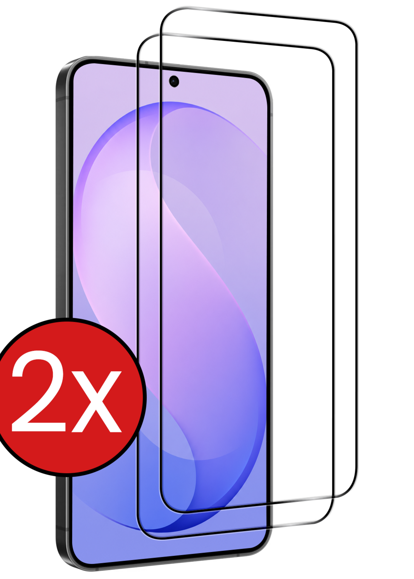 BTH BTH Samsung Galaxy S26 FE Screenprotector Glas Full Cover - 2 PACK