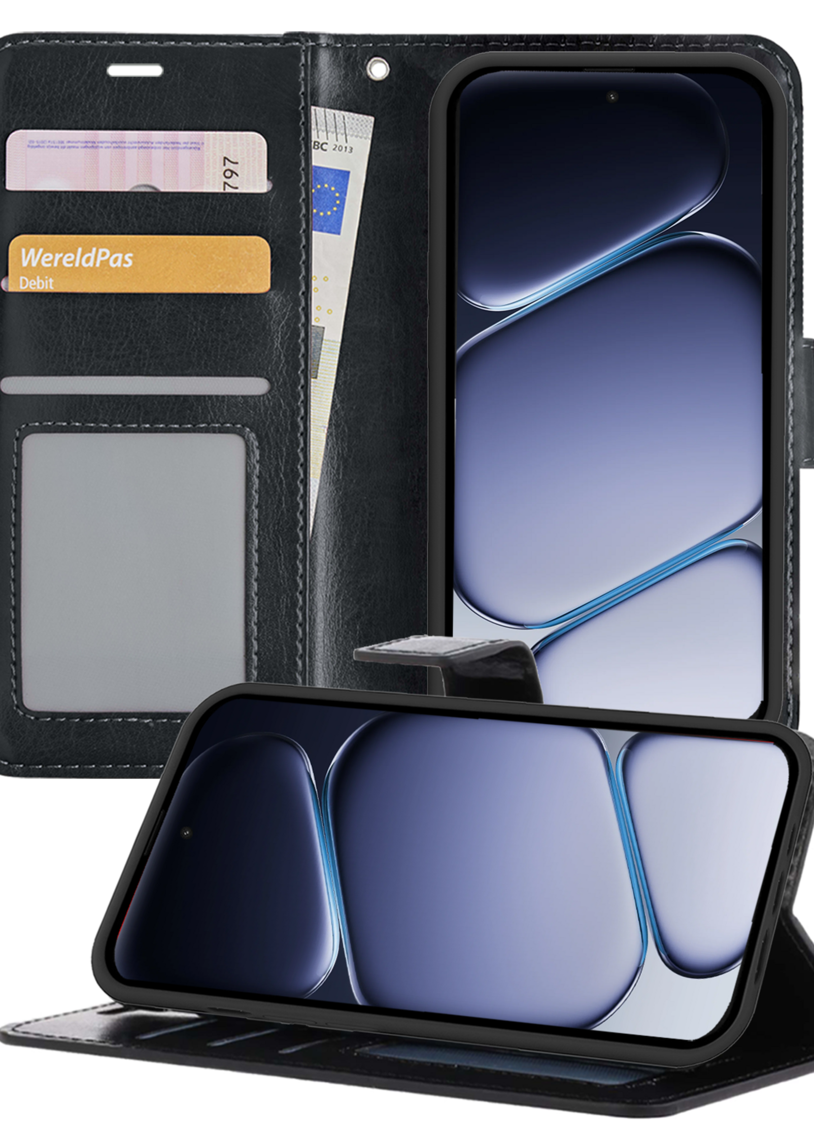BTH BTH OnePlus Nord CE6 Hoesje Bookcase - Zwart