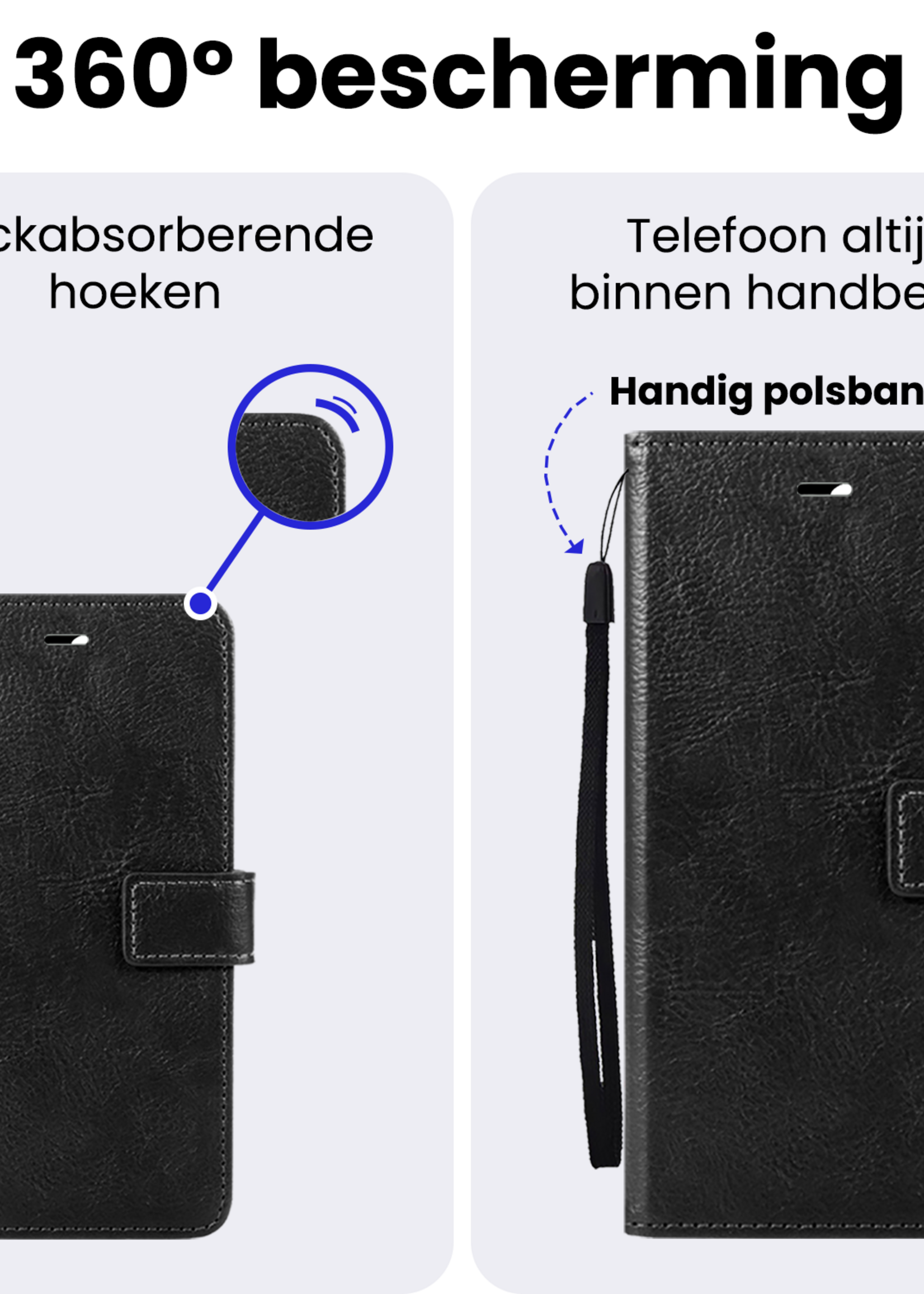 BTH BTH OnePlus Nord CE6 Hoesje Bookcase - Zwart