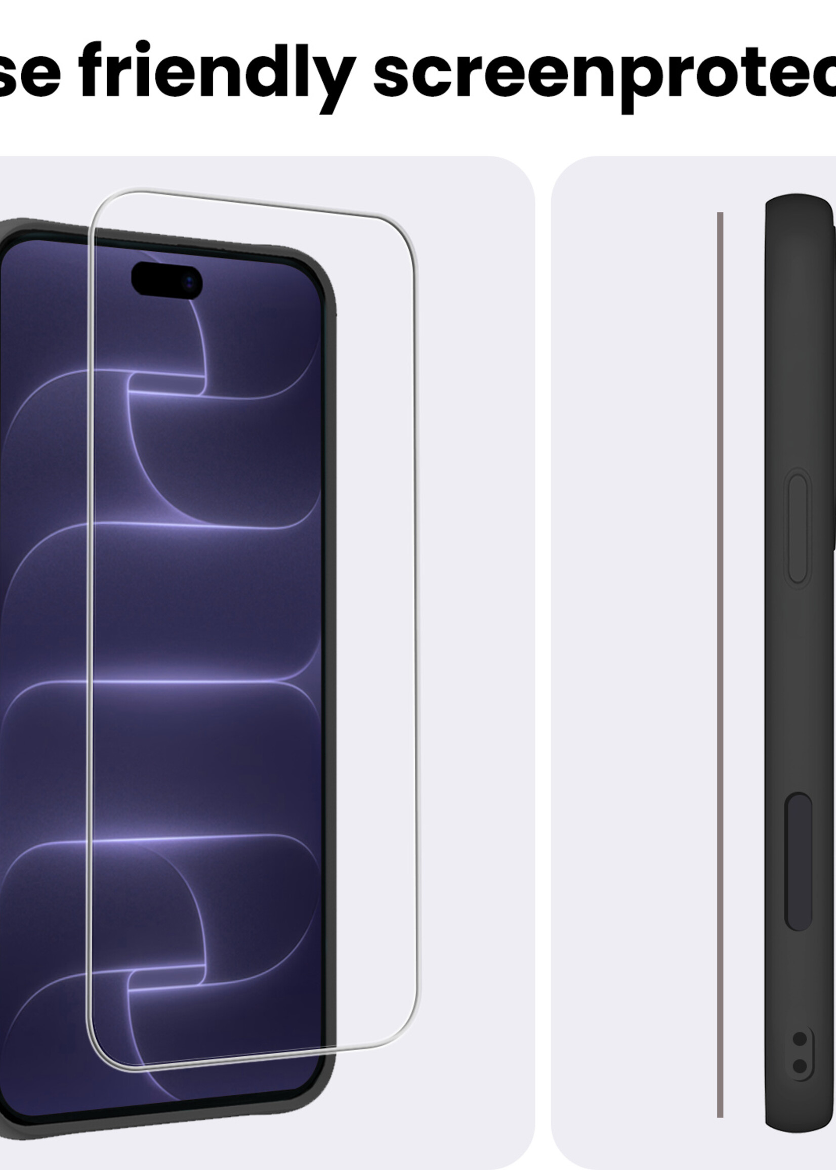 BTH BTH iPhone 18 Pro Max Screenprotector Glas Met Dichte Notch