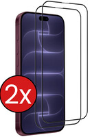 BTH BTH iPhone 18 Pro Max Screenprotector Glas Full Cover 2D - 2 PACK