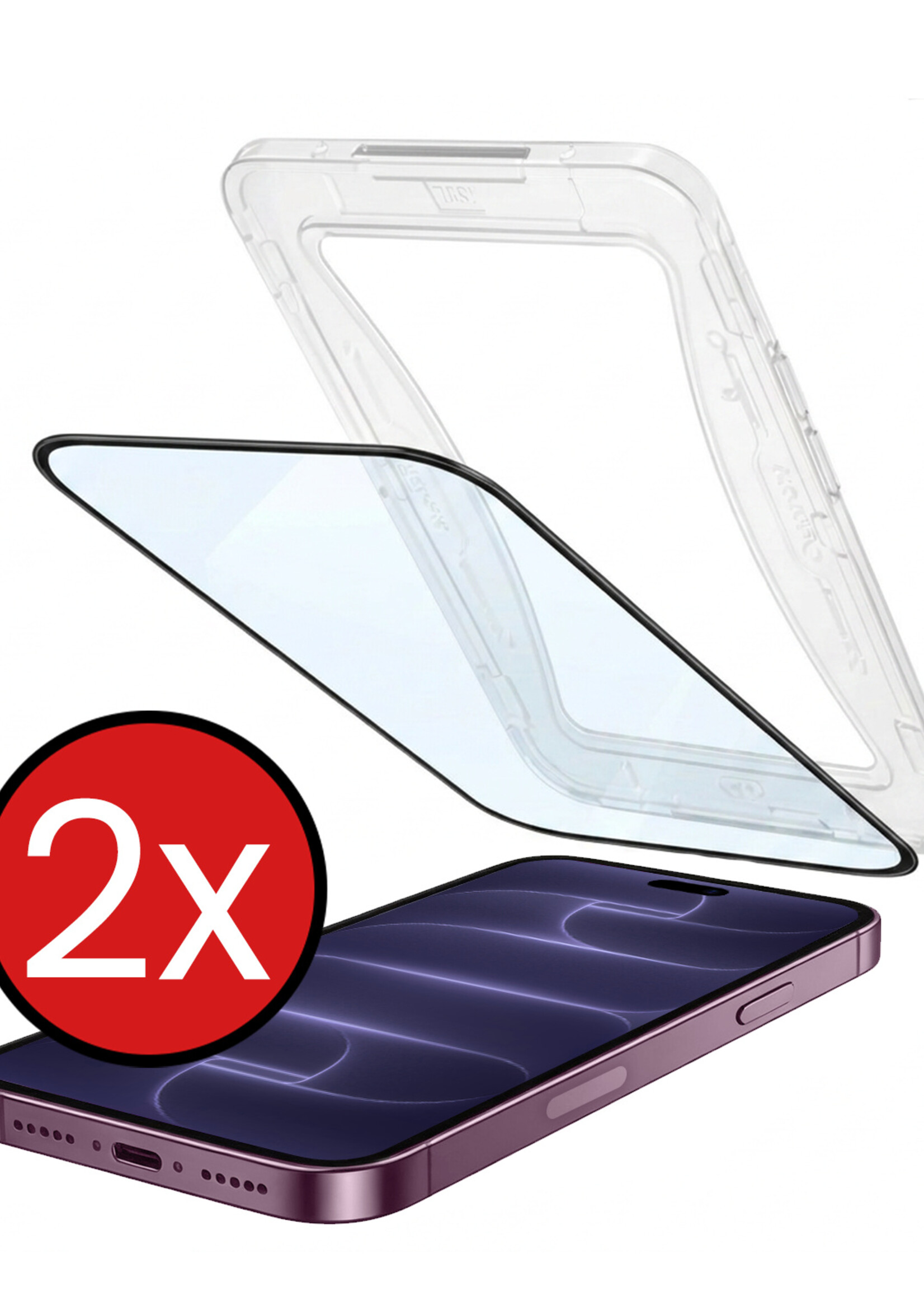 BTH BTH iPhone 18 Pro Max Hybrid Screenprotector - 2 PACK