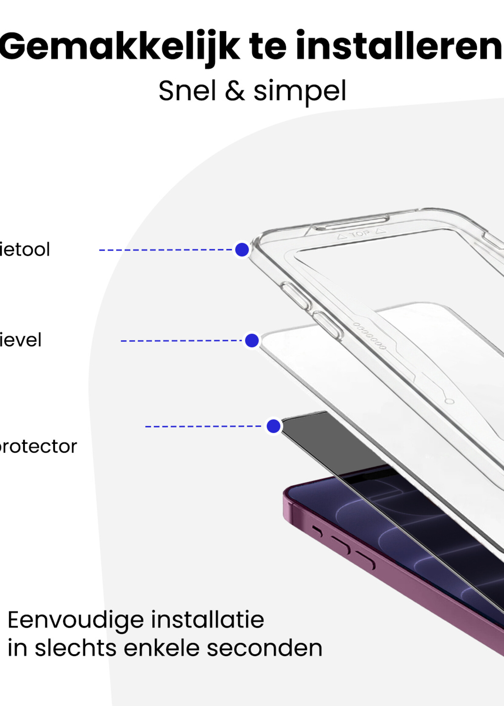 BTH BTH iPhone 18 Pro Hybrid Privacy Screenprotector