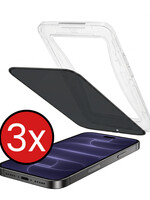 BTH BTH iPhone 18 Pro Hybrid Privacy Screenprotector - 3 PACK