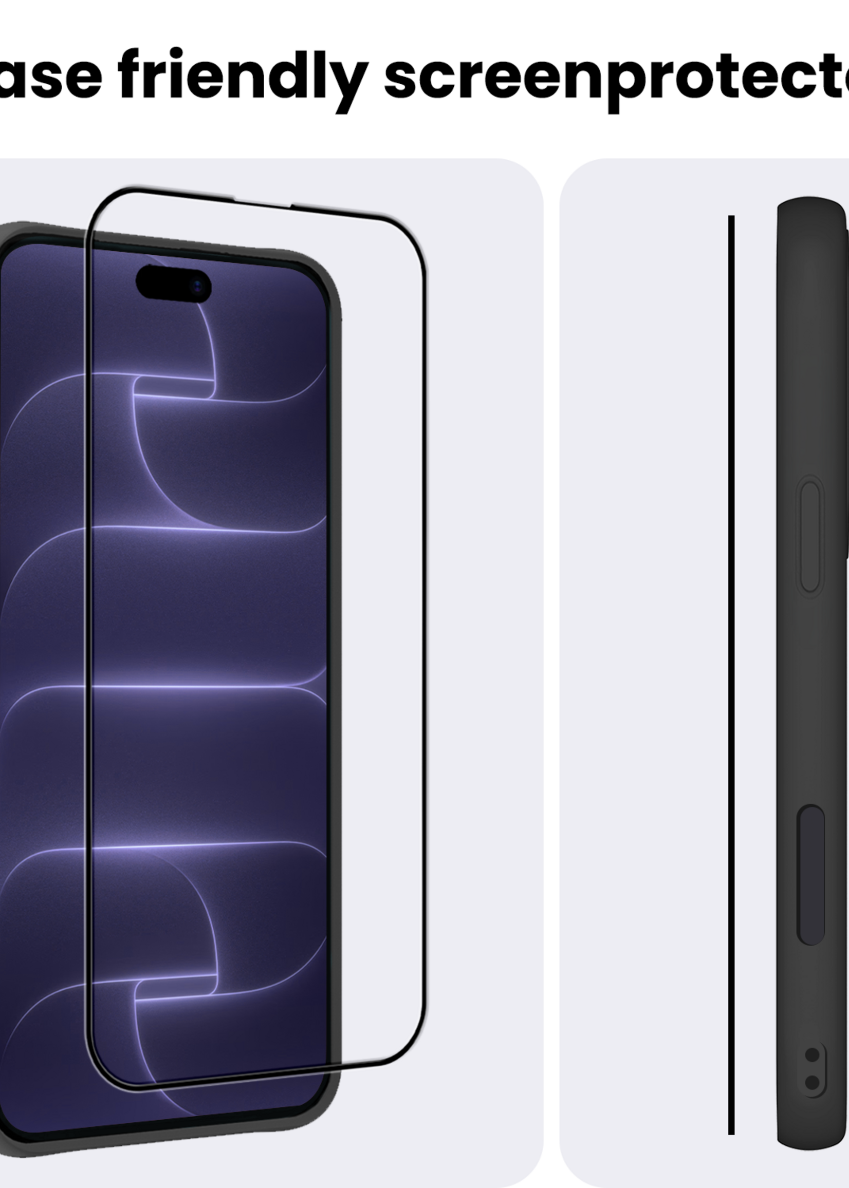 BTH BTH iPhone 18 Pro Max Screenprotector Met Installieframe - 2 PACK