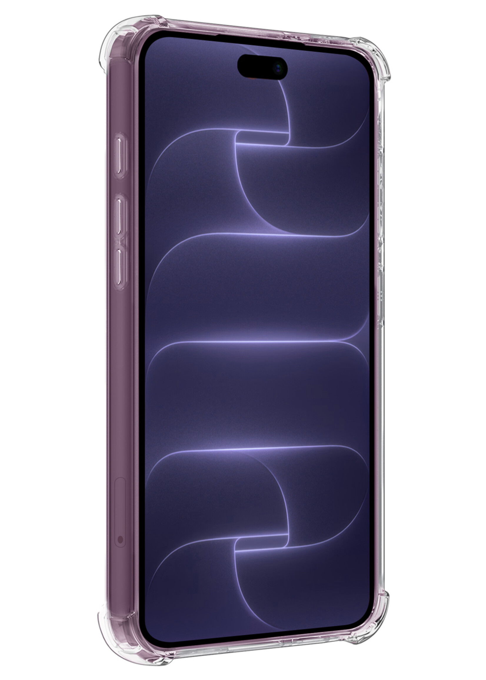 BTH BTH iPhone 18 Pro Hoesje Shockproof - Transparant - 2 PACK