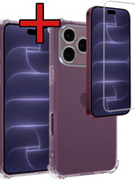 BTH BTH iPhone 18 Pro Hoesje Shockproof Met Screenprotector Met Dichte Notch