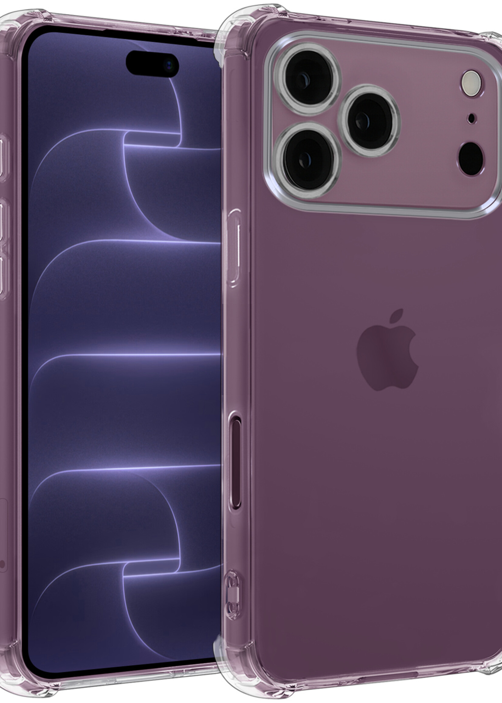 BTH BTH iPhone 18 Pro Max Hoesje Shockproof - Transparant