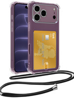 BTH BTH iPhone 18 Pro Hoesje Pashouder met Koord