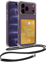 BTH BTH iPhone 18 Pro Max Hoesje Pashouder met Koord