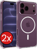 BTH BTH iPhone 18 Pro Magsafe Hoesje - Transparant - 2 PACK