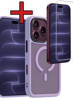 BTH BTH iPhone 18 Pro Magsafe Hoesje Lila Met Screenprotector