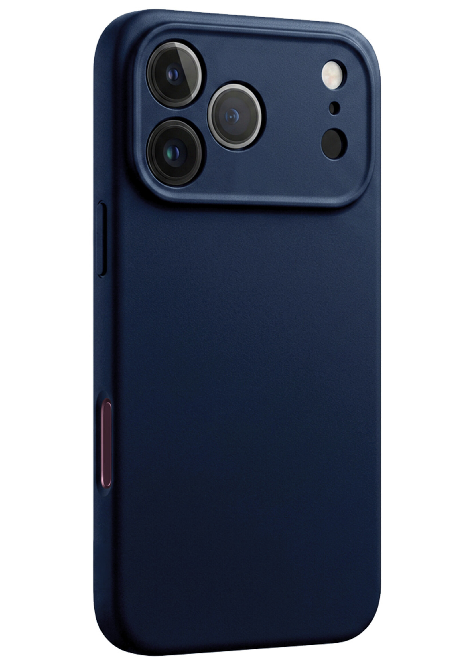 BTH BTH iPhone 18 Pro Hoesje Siliconen - Donkerblauw