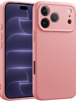BTH BTH iPhone 18 Pro Hoesje Siliconen - Lichtroze